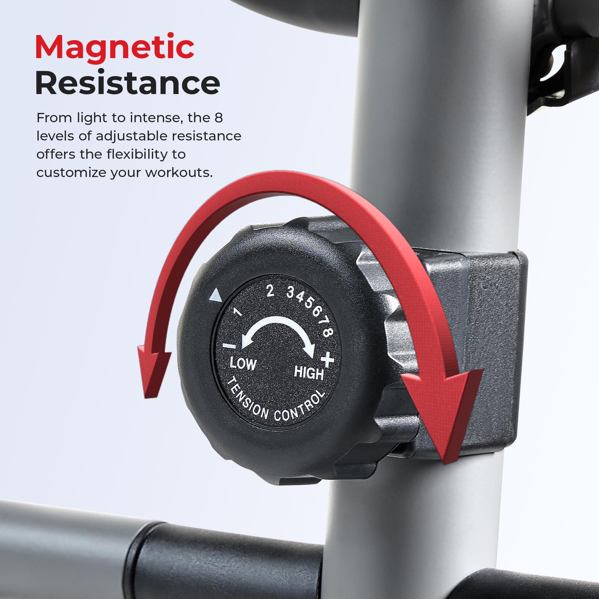 Sunny Health & Fitness Essential Magnetic Resistance 2-in-1 Cross Trainer Elliptical Bike, with Digital Performance Monitor, Optional Bluetooth with Exclusive SunnyFit App - SF-E322004