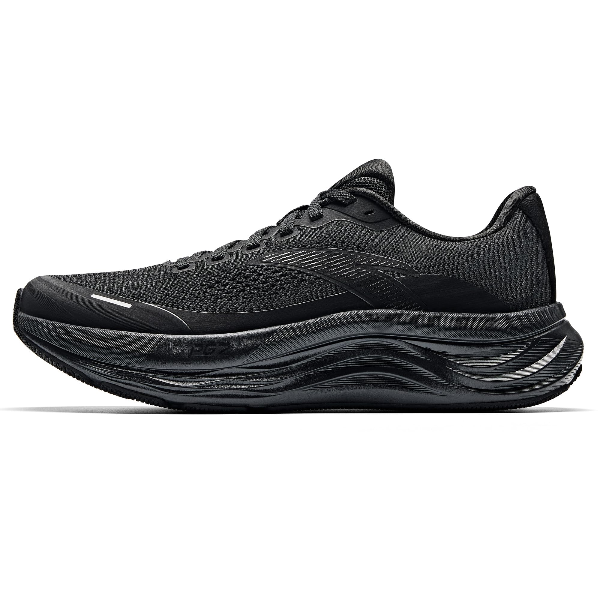 ANTA Men’s PG7 Running Shoes Cushioning Comfortable Breathable Athletic Workout Gym Cross Trainer Sports Sneakers, Black, 10.5