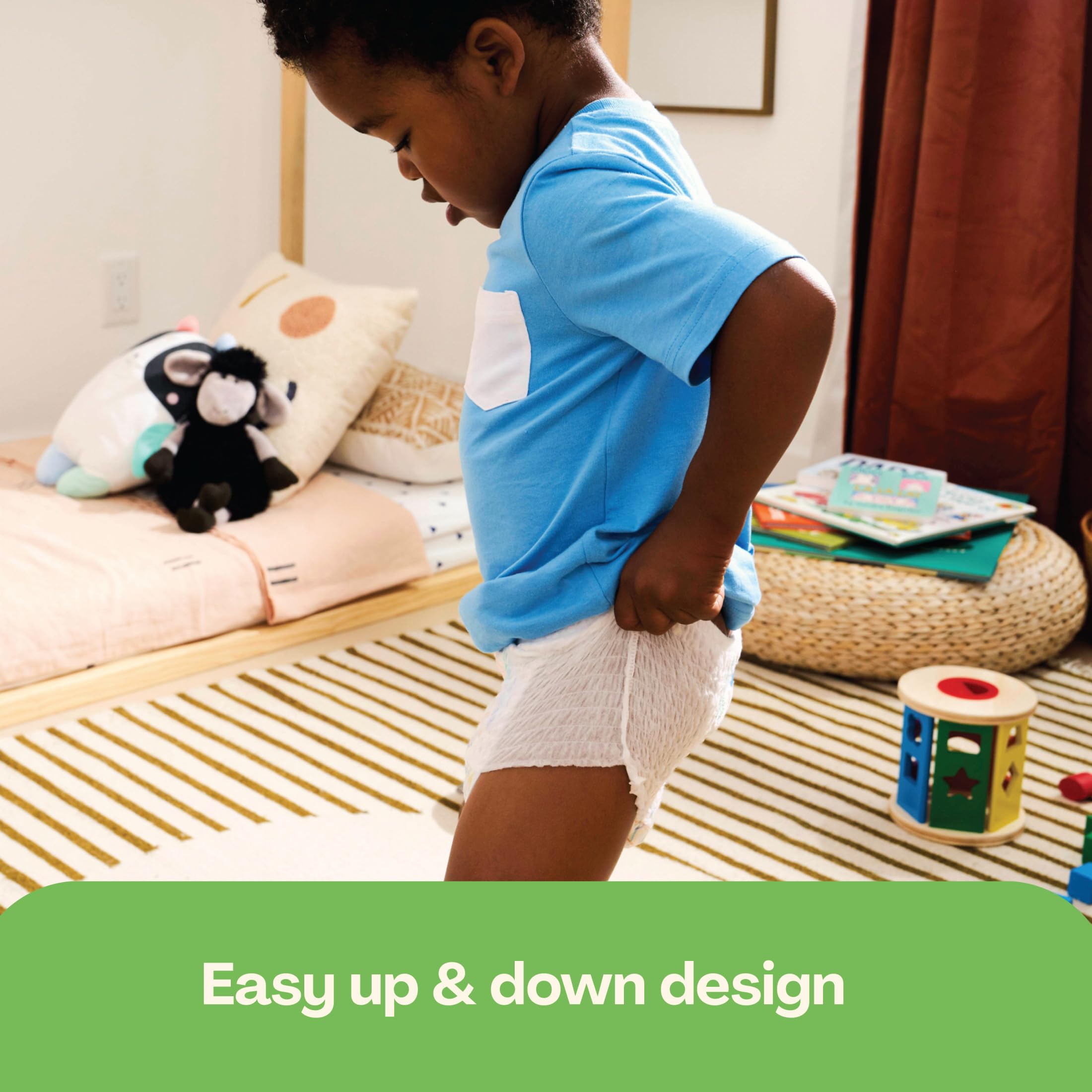 Hello Bello Premium Training Pants 3T-4T, All About Feelings Design, 22ct Jumbo Pack