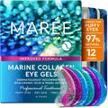 MAREE Eye Gels - Cooling Pads Under Eye Patches for Puffy Eyes and Dark Circles with Collagen & Hyaluronic Acid - Anti Wrinkles Under Eye Masks Skincare Treatment for Puffiness - Parches Para Ojeras
