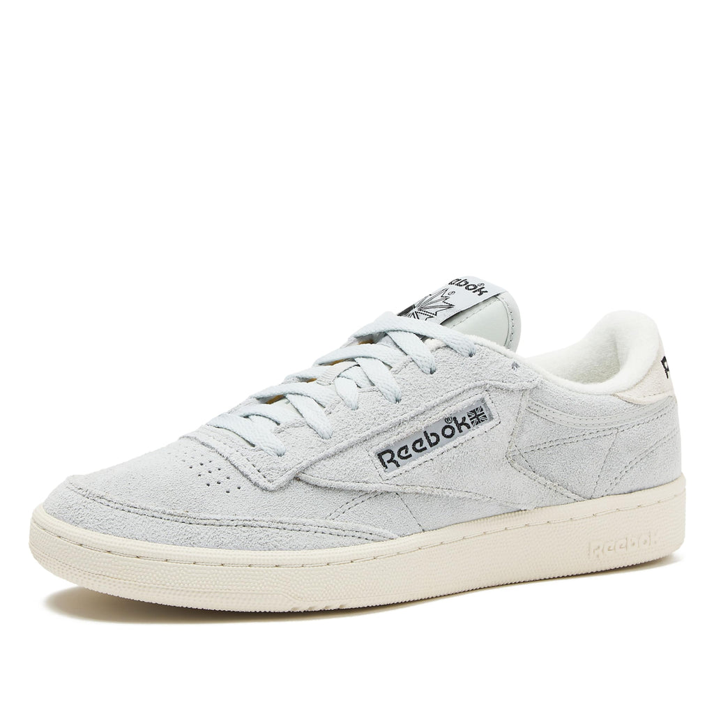 Reebok Mens Club C 85 Vintage Tennis Sneakers for Men, Simple Grey/Chalk/Black, 9.5