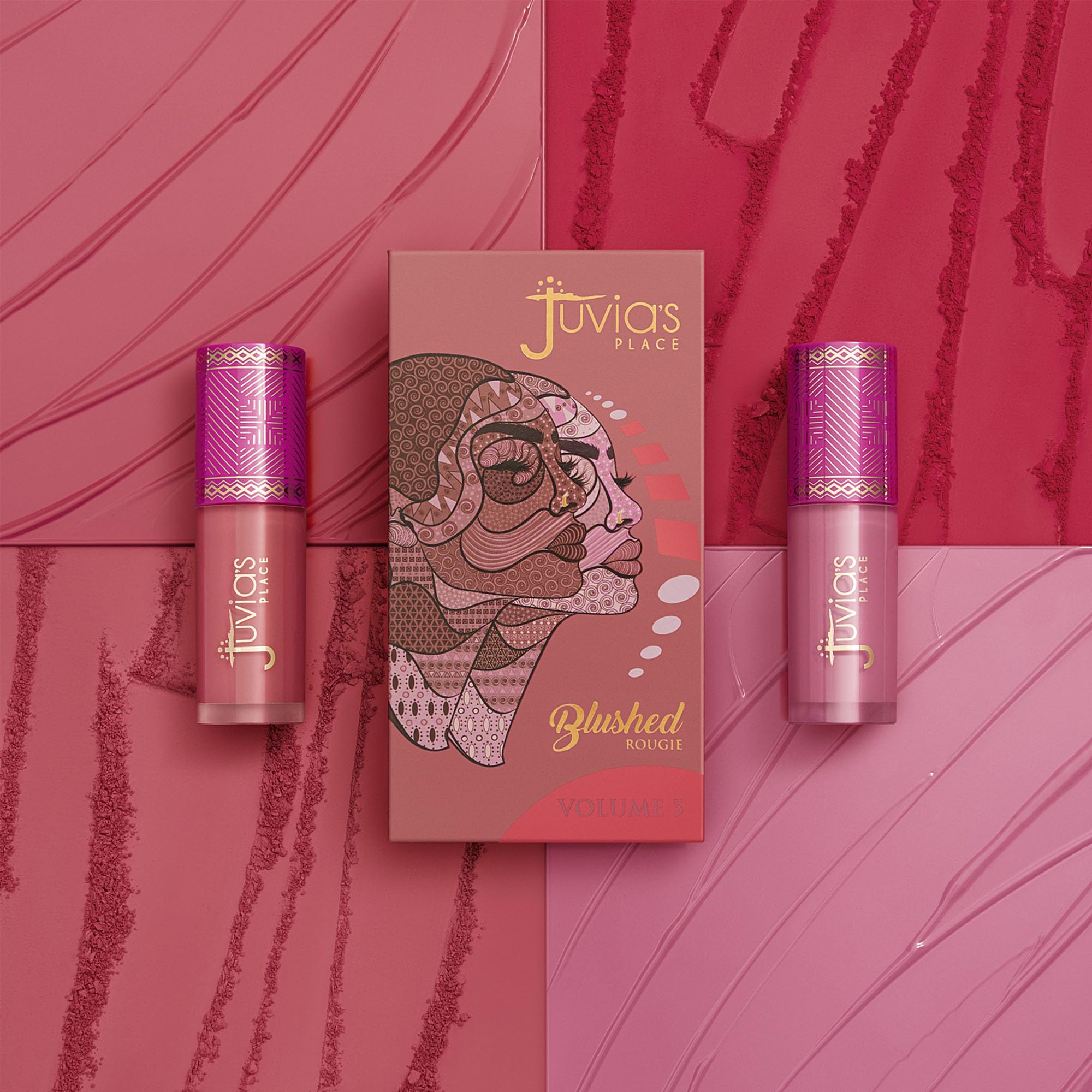 Juvia's Place Blushed Liquid Blush BlushLily - Dewy Tint Cheeks Makeup Glow Pigment Effortless Beauty Long Lasting Cosmetics Soft Creamy Natural Buildable All Skin Color Light Flawless Finish Blend