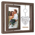 HELORAY Engagement Gifts for Couples Gifts for Newly Engaged Couples Engagement Gift for Women Happy Engagement Party Gift Personalized Picture Frame Let The Adventure Begin Engaged Photo Frame