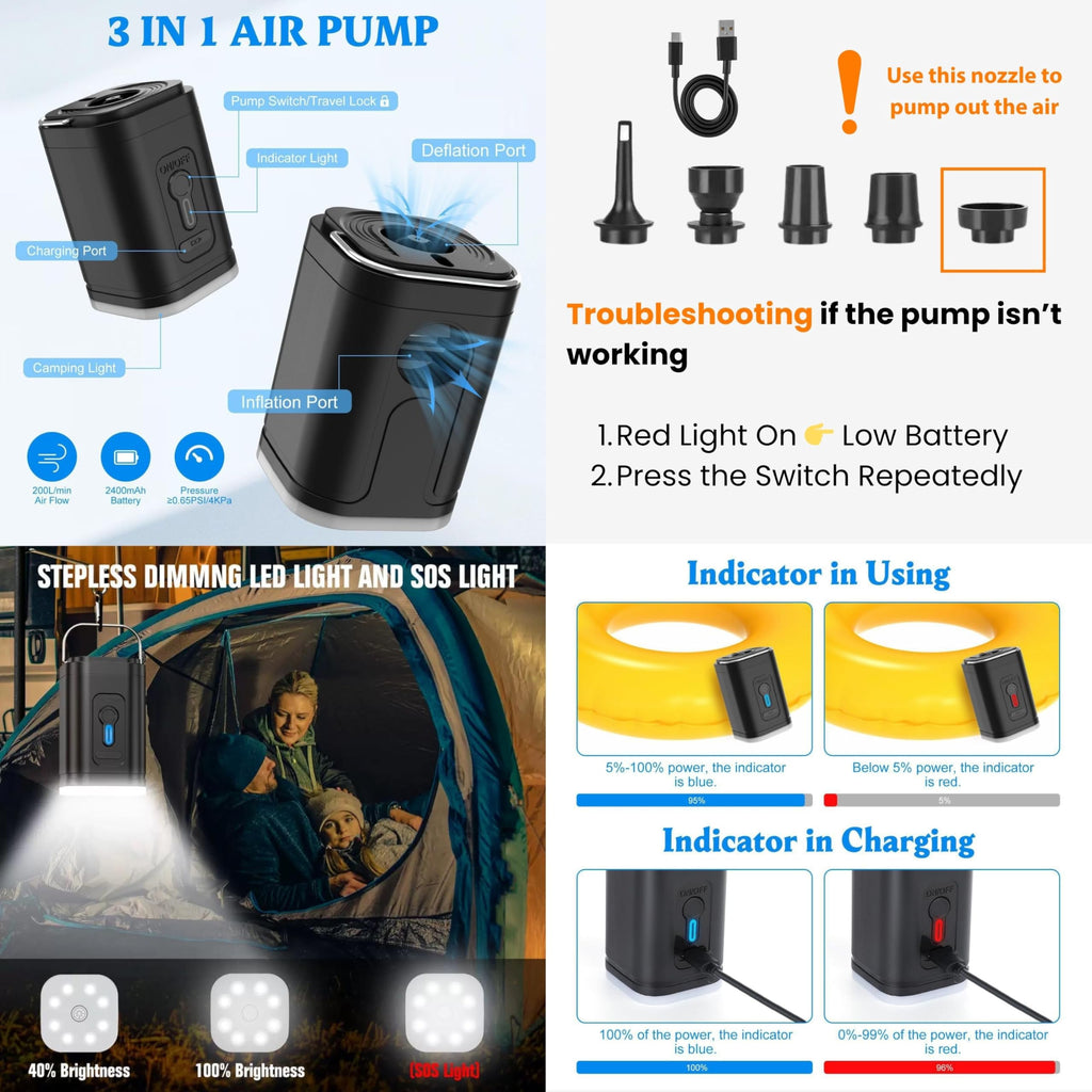 Megaback Vacuum Bags for Travel with Pump, Reusable Vacuum Compression Bags for Luggage, IP68 Waterproof, Top-open Design, Fits 20/24/28 Inch Suitcase (2PC+Pump, 43L)