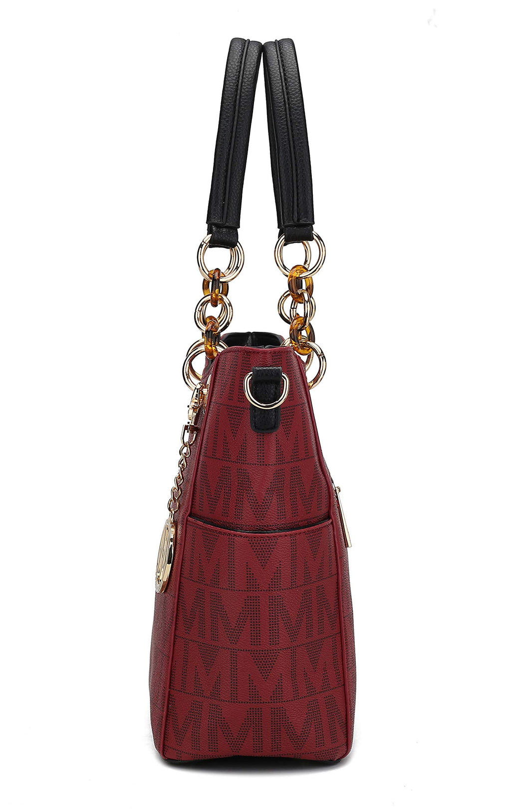 MKF Collection Shoulder Bag for Women, Vegan Leather Handbag Purse Top-Handle Crossbody Bag Tote Bag by Mia K