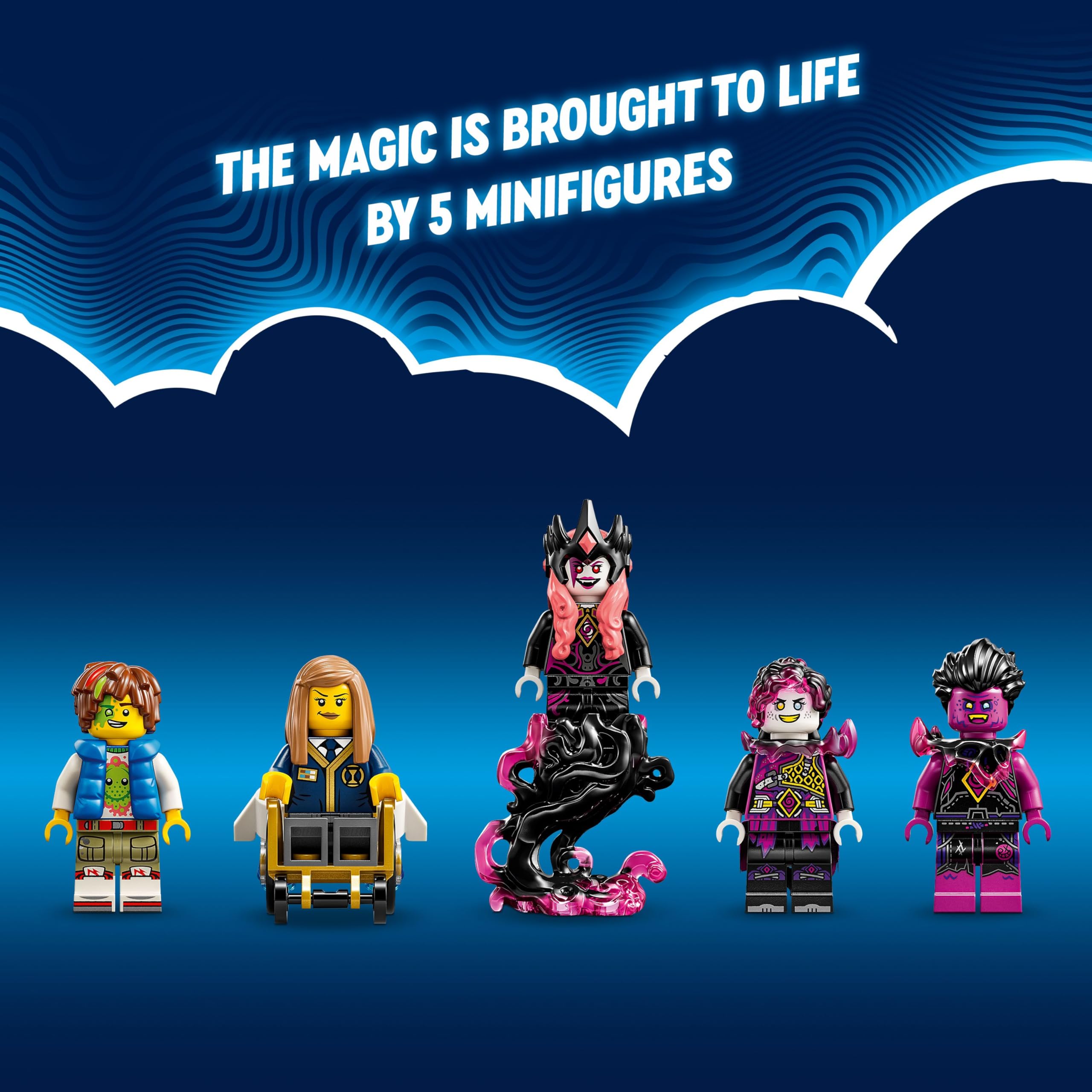 LEGO DREAMZzz The Never Witch’s Midnight Raven Building Toys - Birthday Gift for Boys & Girls, Age 9+ - Kids Toys with 3 Building Options & 5 Minifigures - 71478
