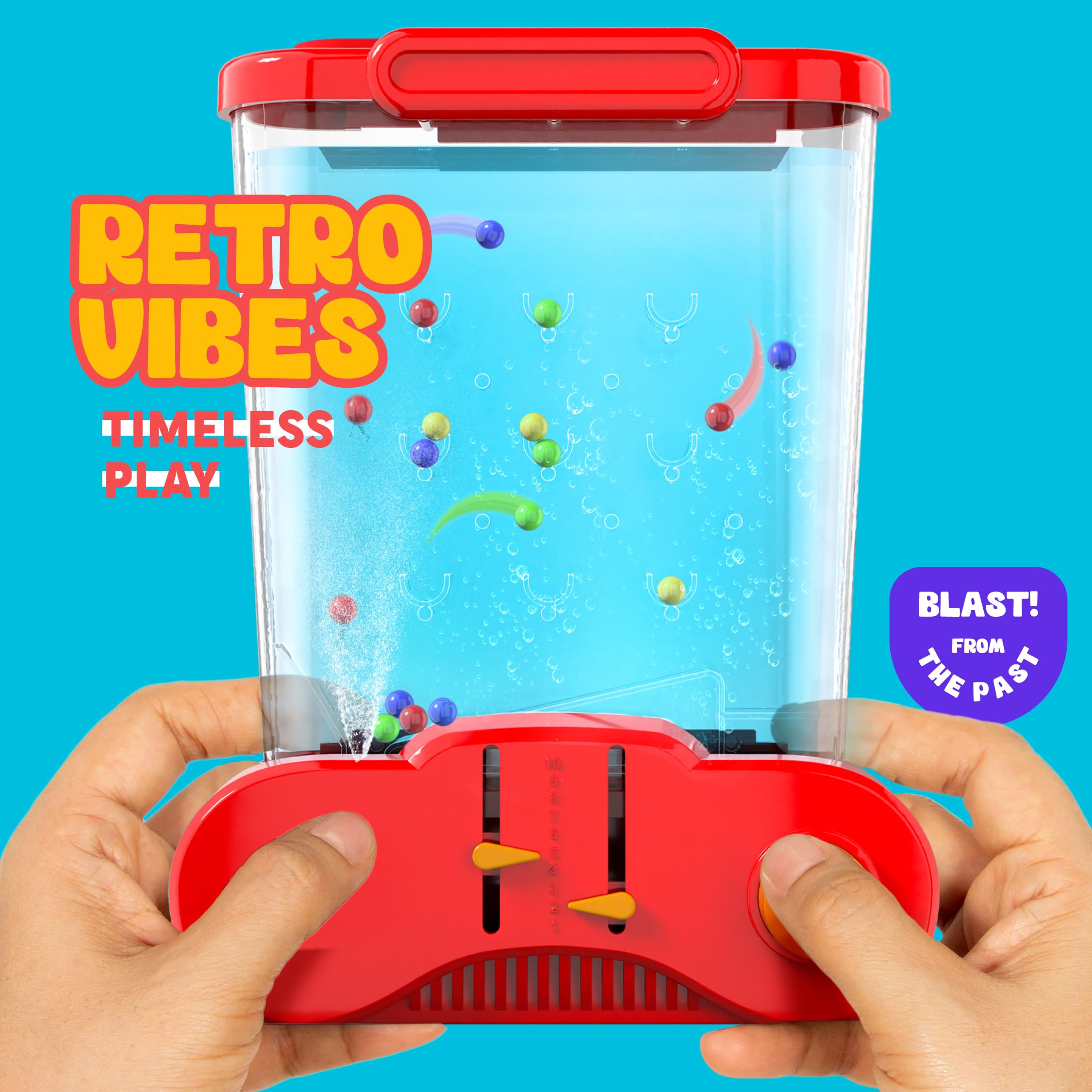 Dan&Darci Handheld Water Game for Kids - Retro Car Games - 4 Year Old Boy Gift - Road Trip Activities Essentials - Birthday Gifts for 3 4 5 6 7 8 9 Year Old - Vintage Girls & Boys Toys 4-6, 5-7, 6-8