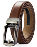 CHAOREN Mens Dress Belt - Ratchet Belt Leather 1 1/4" Comfort Click - Perfect Companion to Mens Dress Shoes