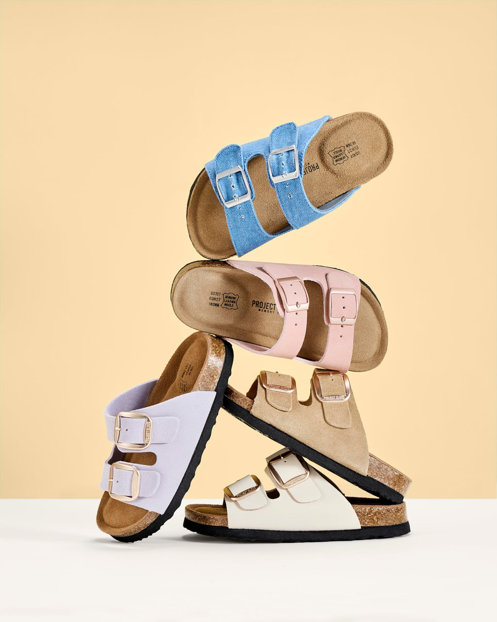 Project Cloud Genuine Leather Kids Sandals - Non Slip and Lightweight Beach Sandals for Girls & Boys with Memory Foam Insole & Cork Footbed Slides for Kids Boys & Girls Footwear(LILSANTO,CML,10T)