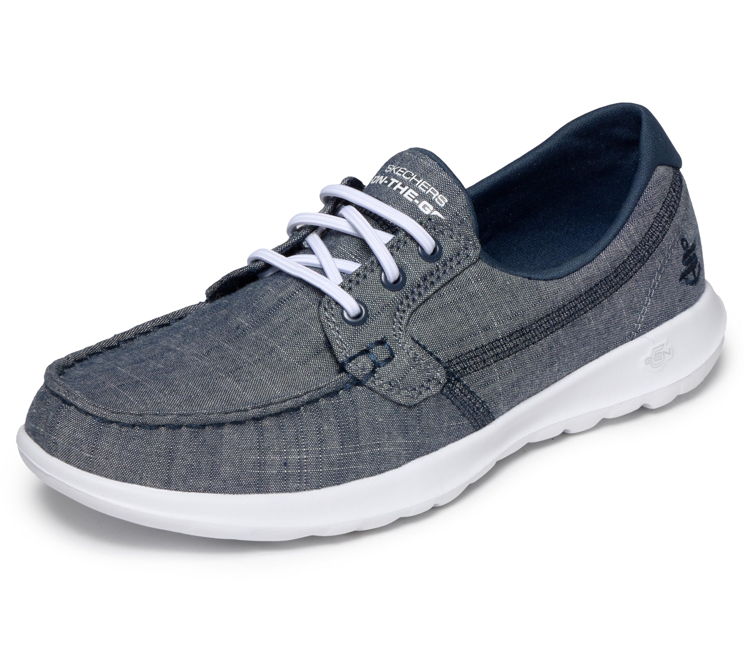 Skechers Performance Women's Go Walk Lite-15433 Boat Shoe,navy,10 M US