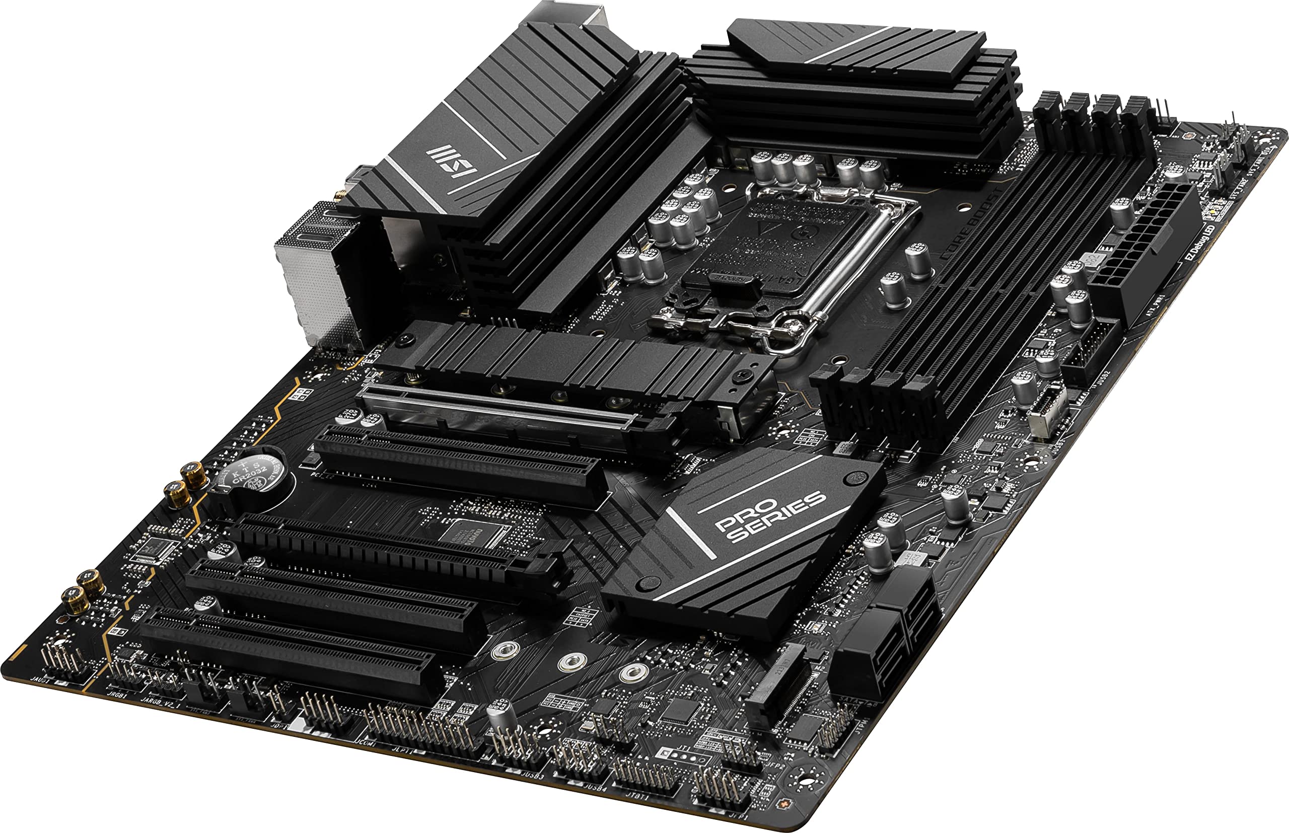 MSI PRO B760-P WiFi DDR4 ProSeries Motherboard - Supports 12th/13th/14th Gen Intel Processors, LGA 1700, DDR4, PCIe 4.0, M.2, 2.5Gbps LAN, USB 3.2 Gen2, HDMI/DP, Wi-Fi 6E, Bluetooth 5.3, ATX
