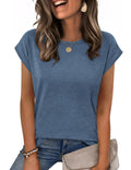 Zeagoo Womens Tops Summer Casual Dress Tee Shirts Business Dressy Spring Fashion Outfits Trendy Clothes