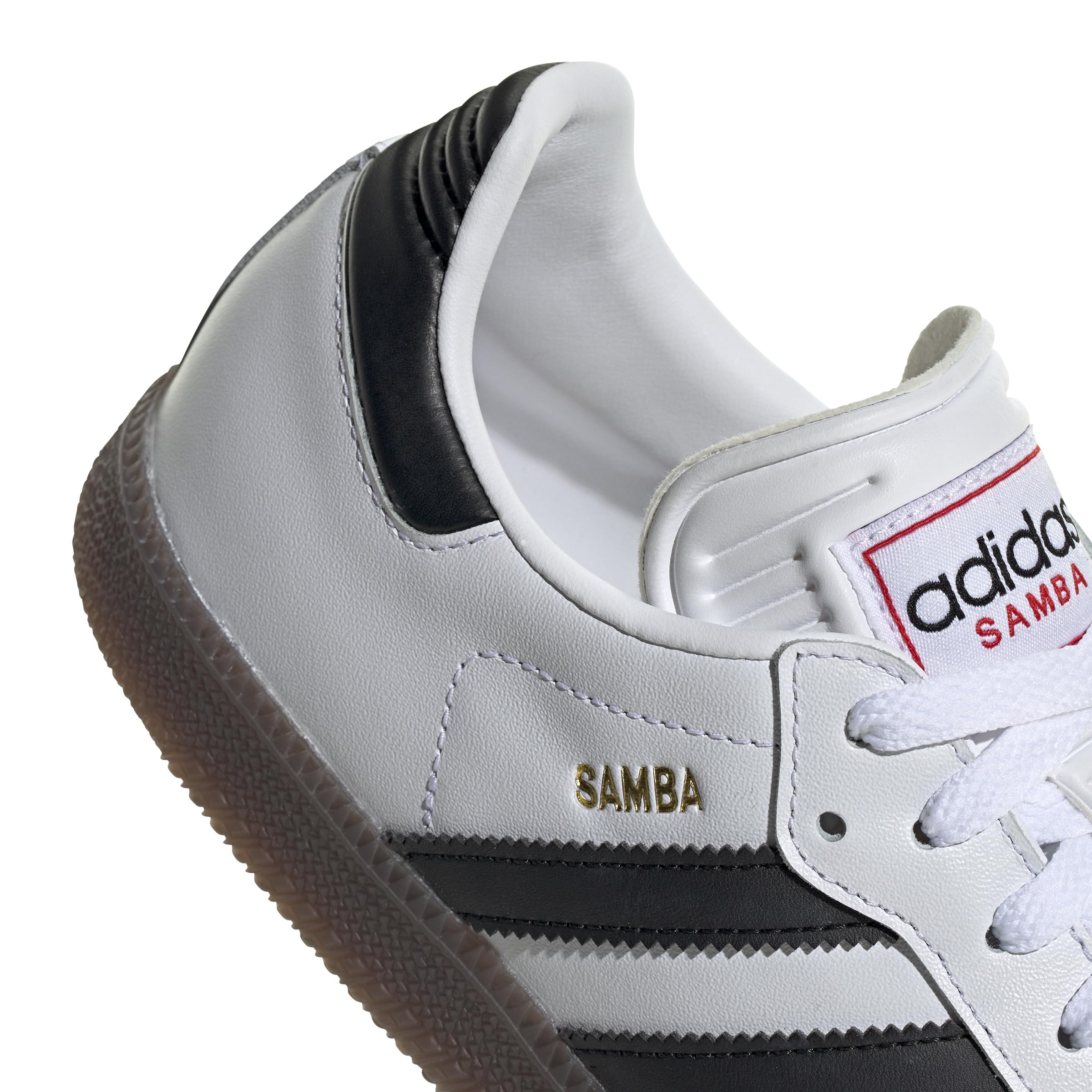 Adidas Unisex-Adult Samba Indoor, White/Black/Vivid Red, 6