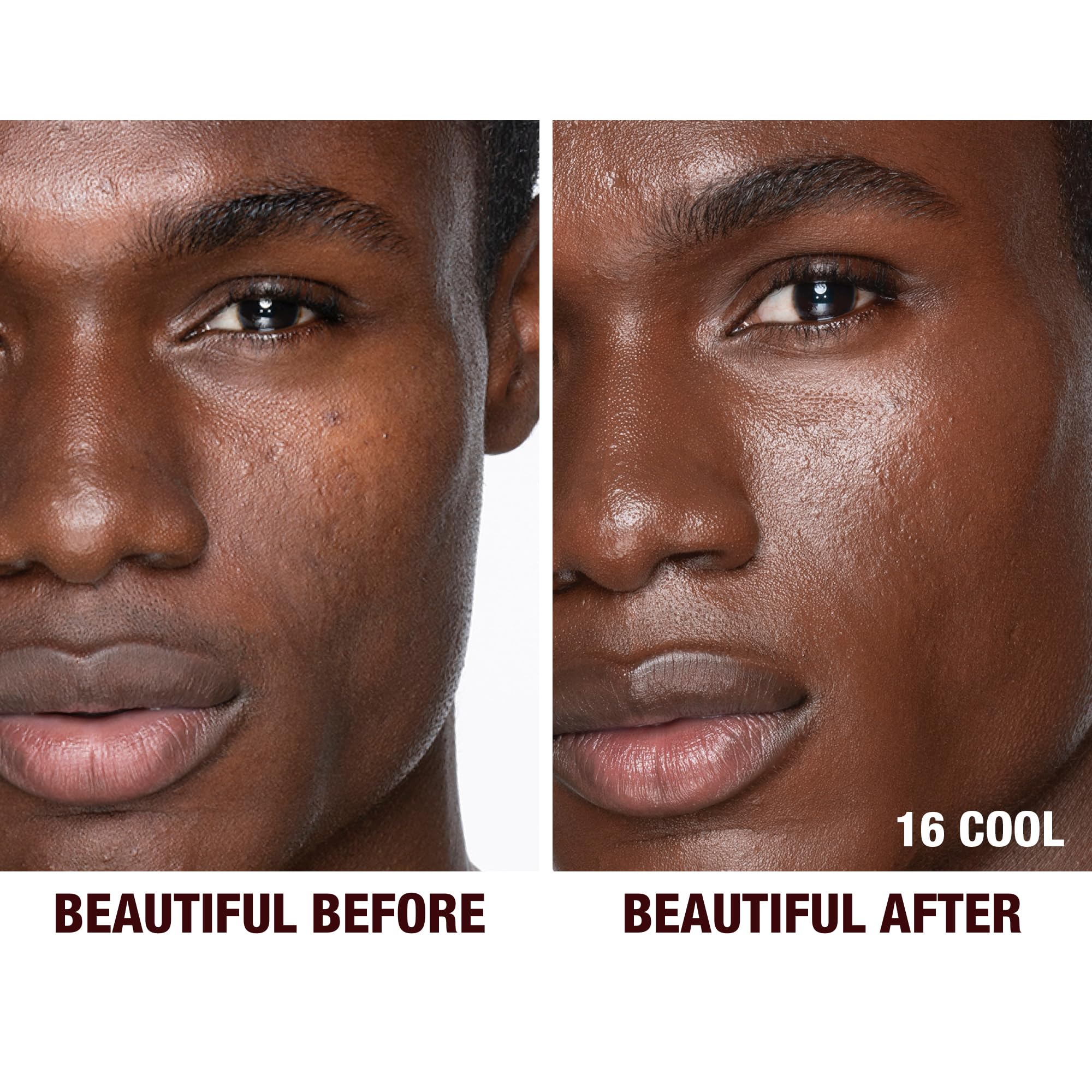 Charlotte Tilbury Beautiful Skin Medium Coverage Hydrating Foundation - Buildable Liquid Makeup for Instant Glow, Plumping Hydration & Lasting Skincare Benefits - 16 Cool