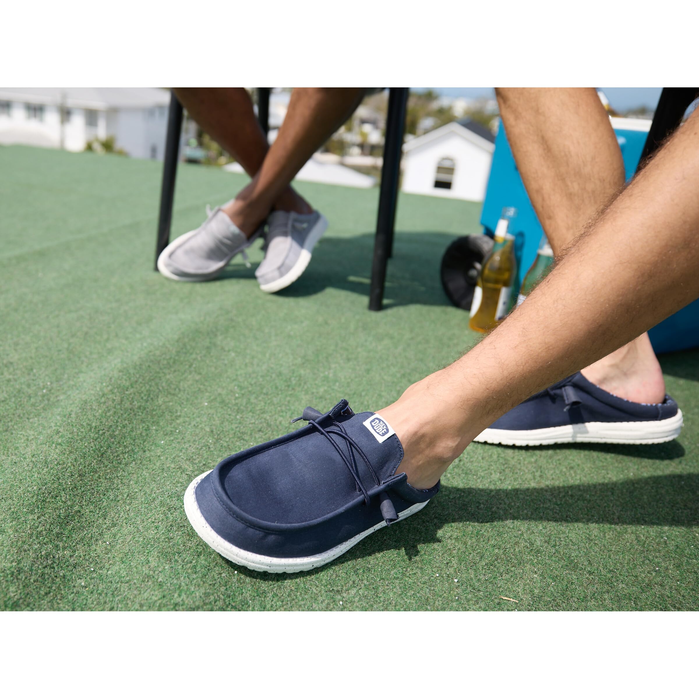 Wally Slip Stretch Canvas - Navy