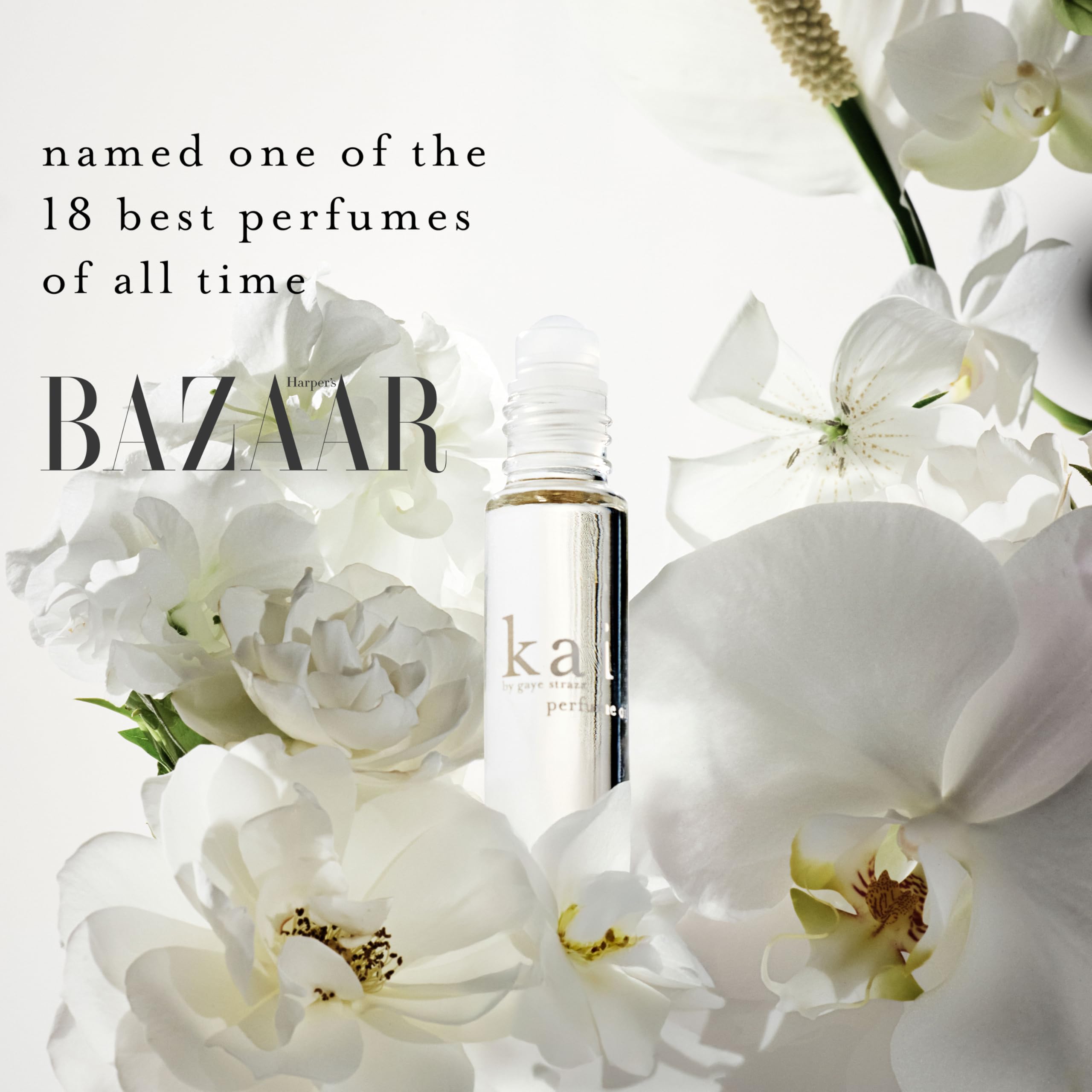 kai perfume oil – a fresh, beautiful, light gardenia scent wrapped in white exotics, 1/8 oz perfume roll-on | long lasting, serene, vegan, clean and inspired by memories of Hawaiian vacations