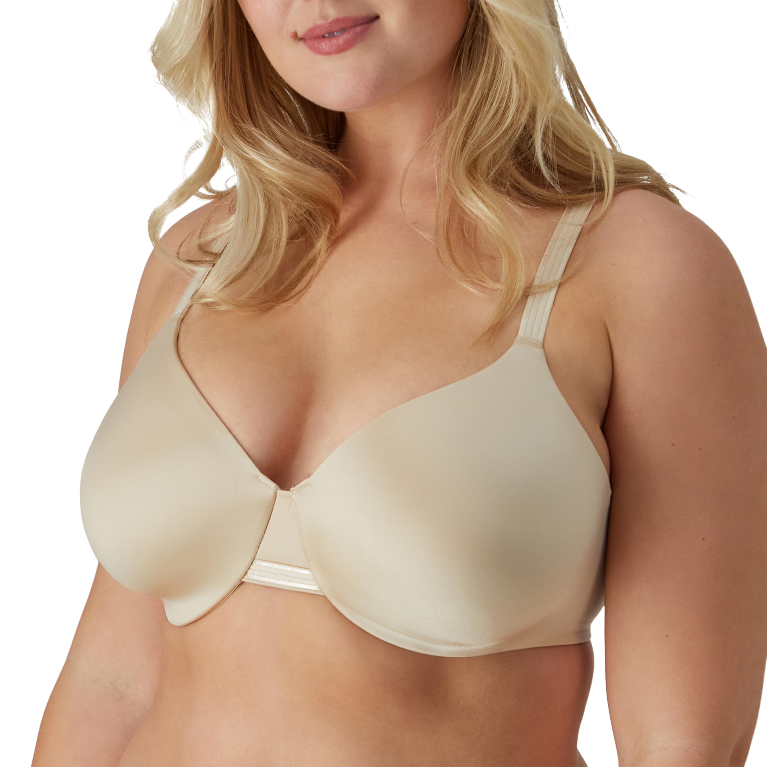 Bali Womens One Smooth U Underwire Bra, Smoothing & Concealing Full-coverage Df3w11 Bras, Soft Taupe, 38C US