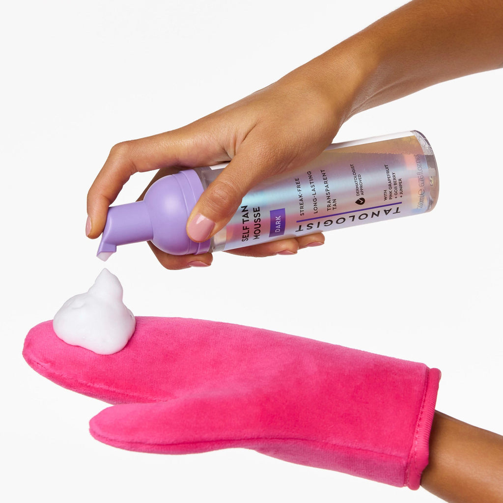 Tanologist Self Tan Mousse- Light, Fast-Developing, Transfer-Proof Clear Self Tanner for Face & Body, Smells Great, Lasts 7 Days, Natural Not Orange, Vegan Formula, 6.76 fl oz