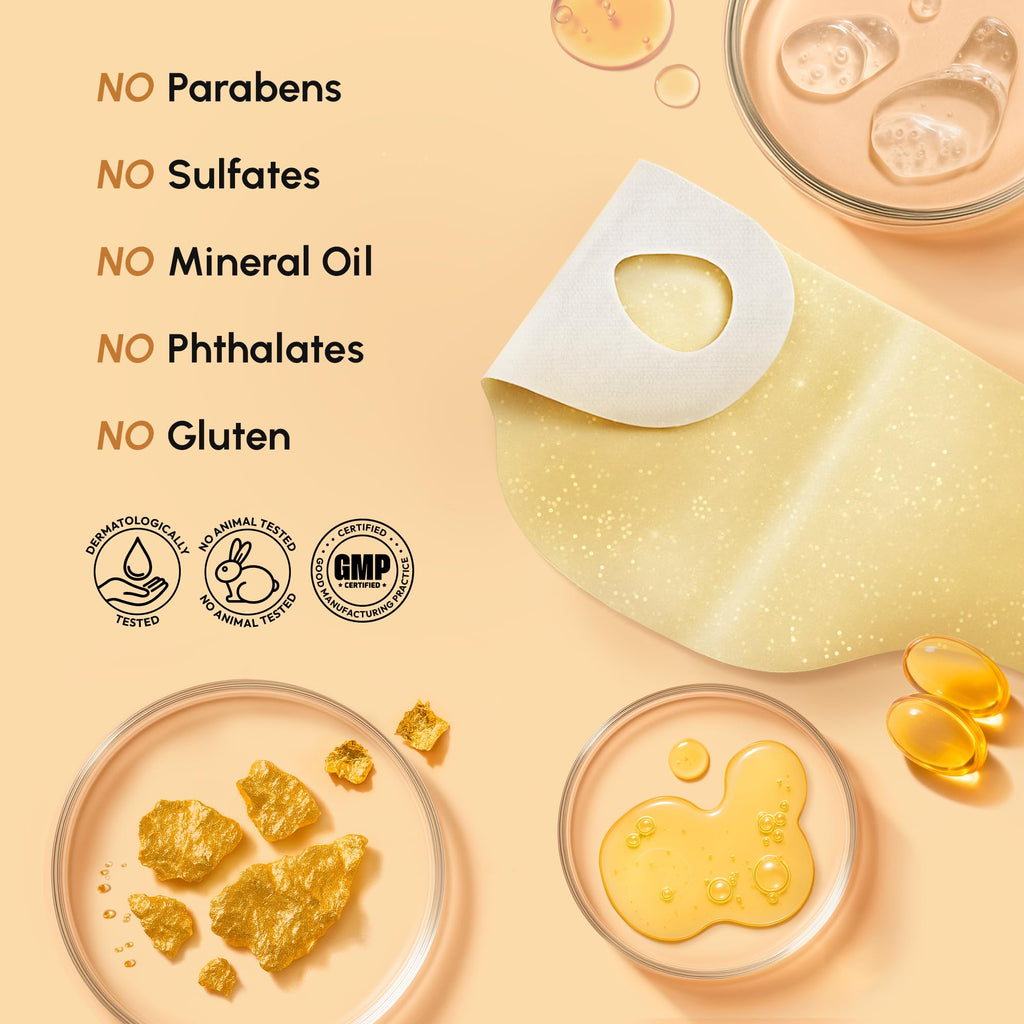 MAREE V Line Lifting Mask with 24K Gold – Deep Collagen Face Mask for Women – Jawline Shaper Mask with Retinol & Hyaluronic Acid – Neck Tightening & Firming - Double Chin Strap for Face Lift