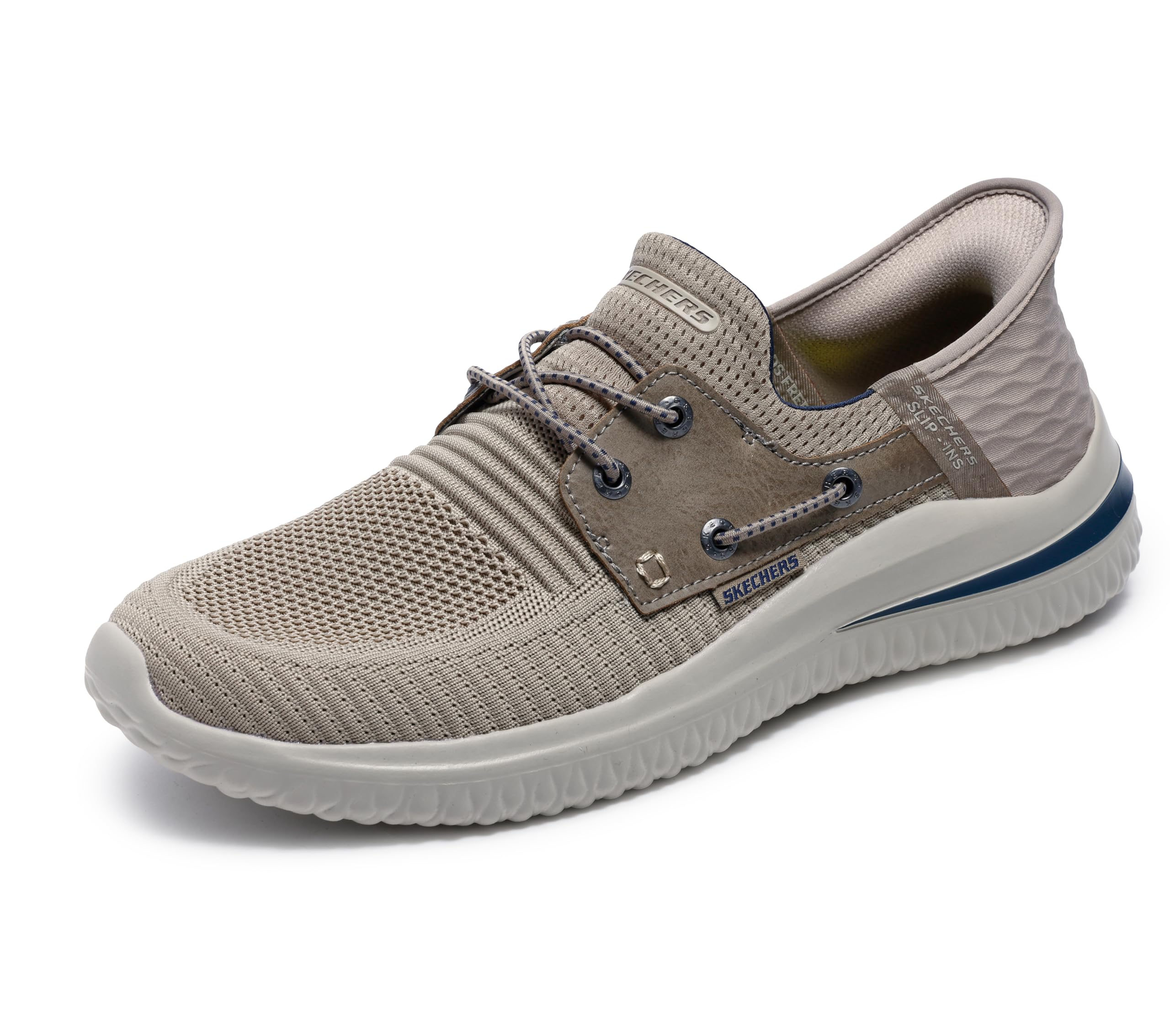 Skechers Men's Slip-ins: Delson 3.0-Roth Loafer, Taupe, 11 Wide
