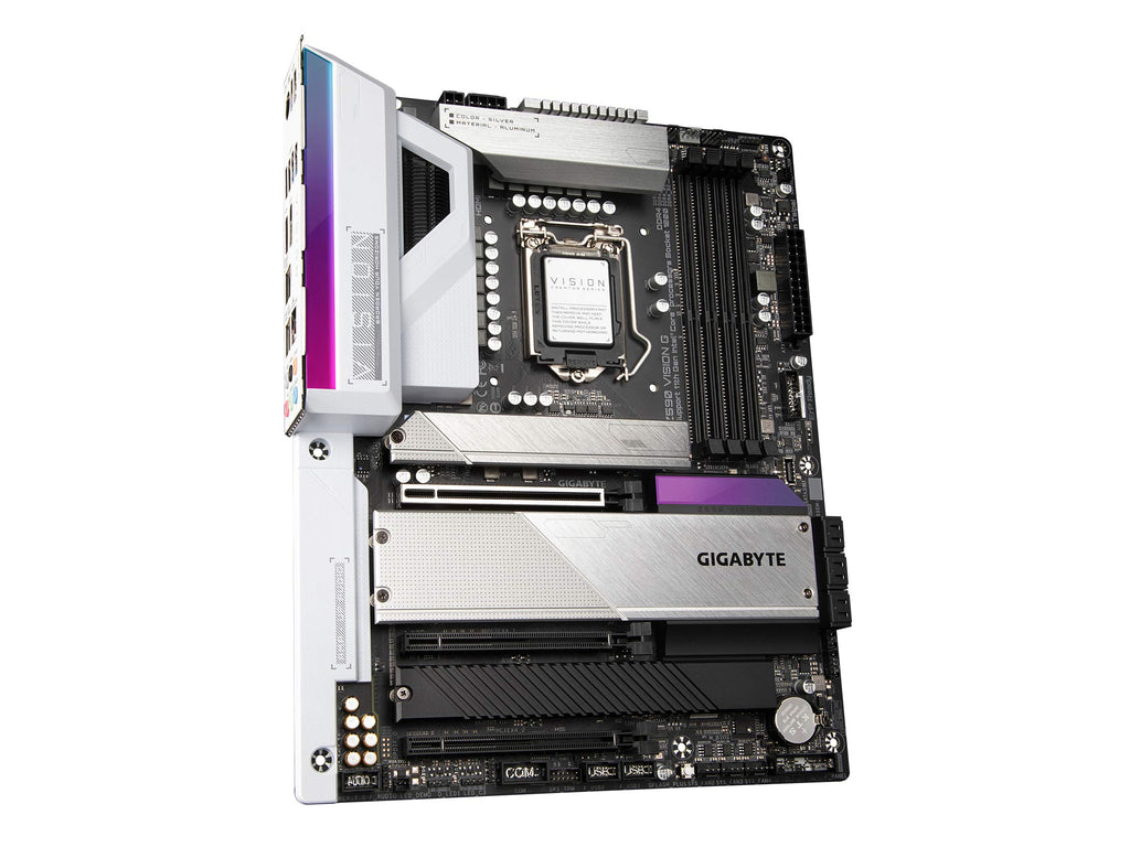 GIGABYTE Z590 Vision G (LGA 1200/Intel Z590/ATX/3x M.2/PCIe 4.0/USB 3.2 Gen2X2 Type-C/2.5GbE LAN/Motherboard)
