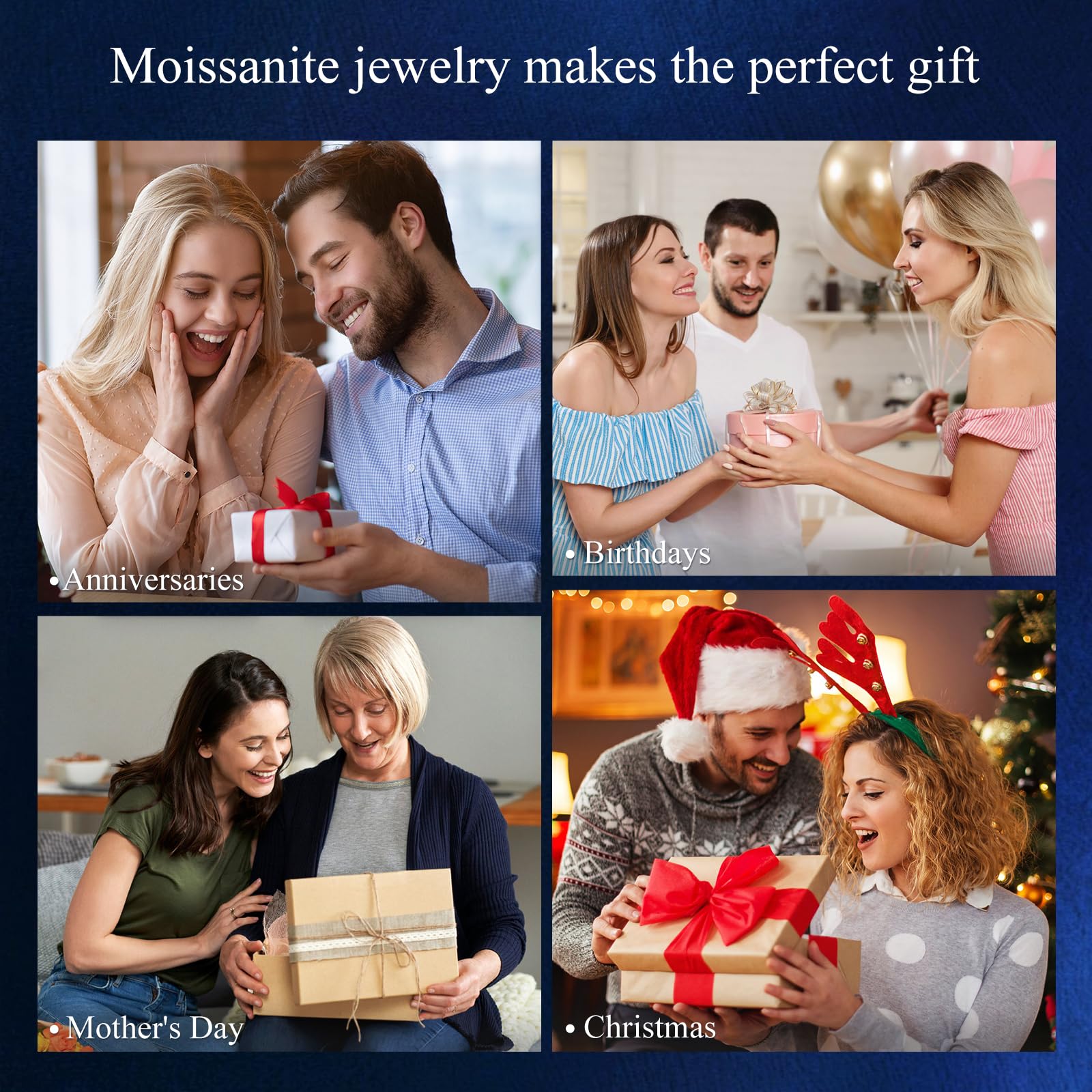 Moissanite Heart Pendant Necklaces for Women, 1-3 Carat Moissanite 925 Sterling Silver Necklace,Engraved 'I LOVE YOU' Gift for Wife Mom ,Ideal Anniversary Birthday Christmas Valentine Engagements Mothers Day Jewelry Gifts for Mom Wife Girlfriend Daughter