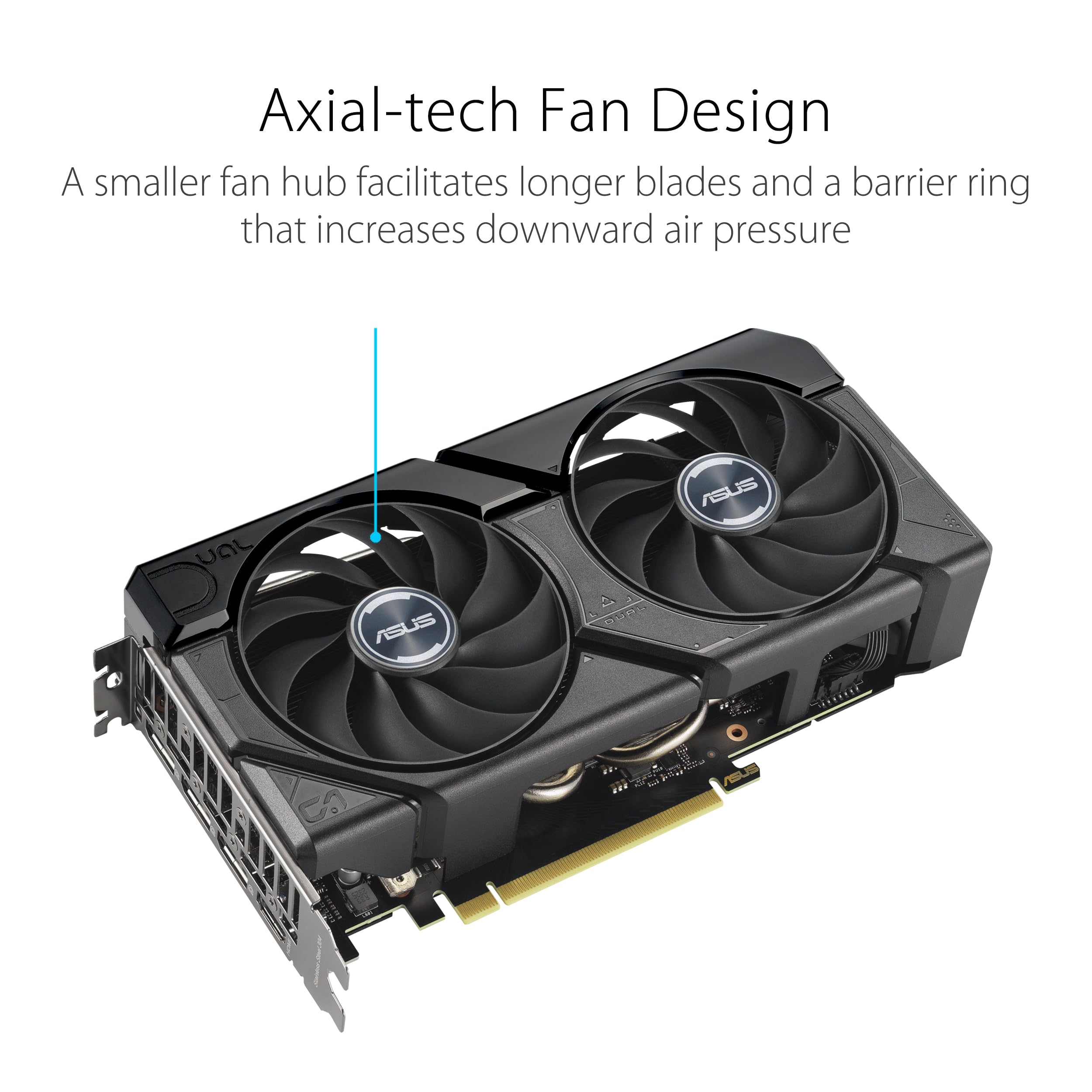 ASUS Dual GeForce RTX™ 4070 EVO OC Edition 12GB GDDR6X is Designed for Broad Compatibility, with a 2.5-Slot Design, Axial-tech Fan Design, 0dB Technology, Auto-Extreme Technology, and More (Renewed)