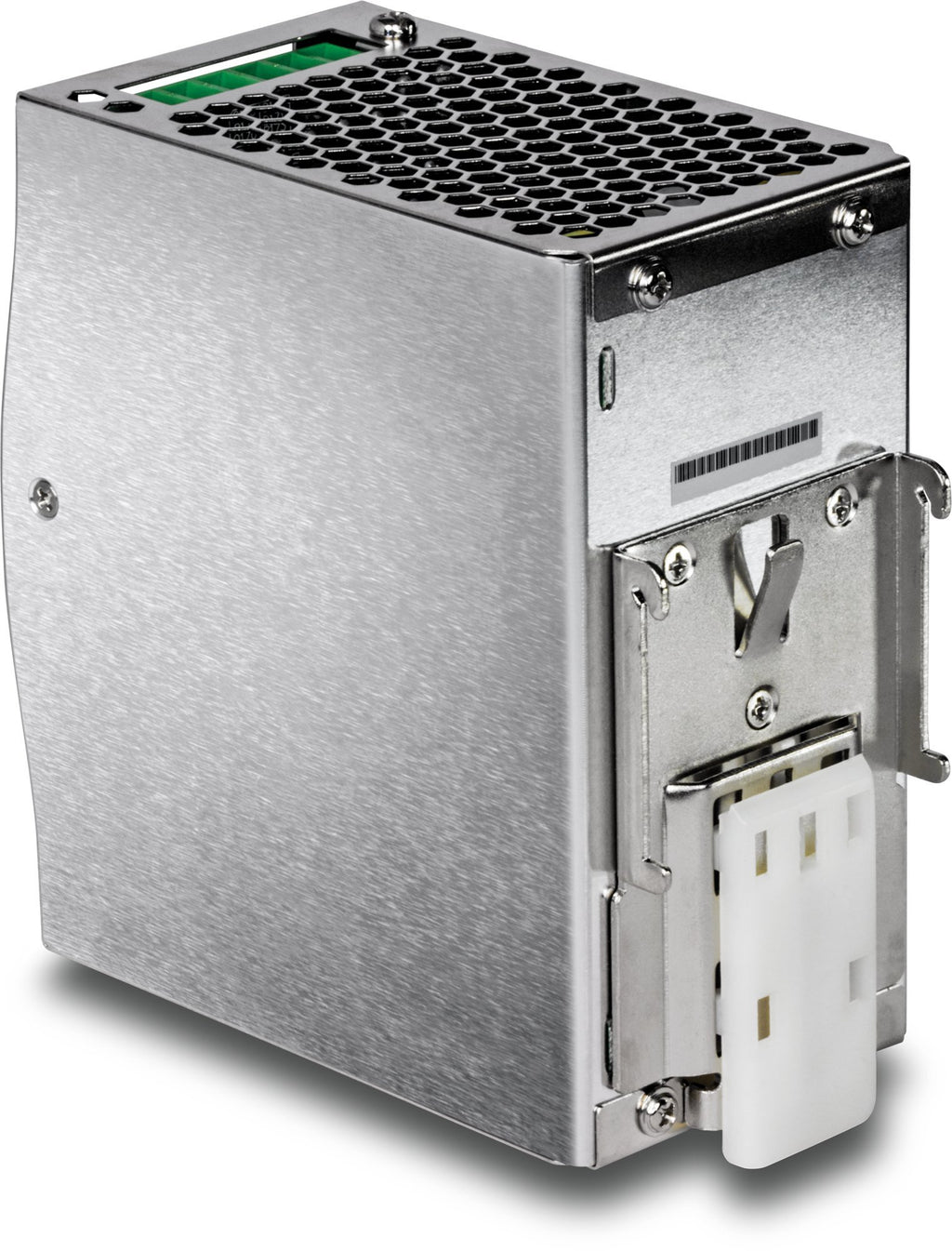 TRENDnet 240W Single Output Industrial DIN-Rail Power Supply, Extreme Operating Temp Range -25 to 70 °C(-13 to 158 °F) Built-in Active PFC, Passive Cooling, DIN-Rail Mount, Silver, TI-S24048