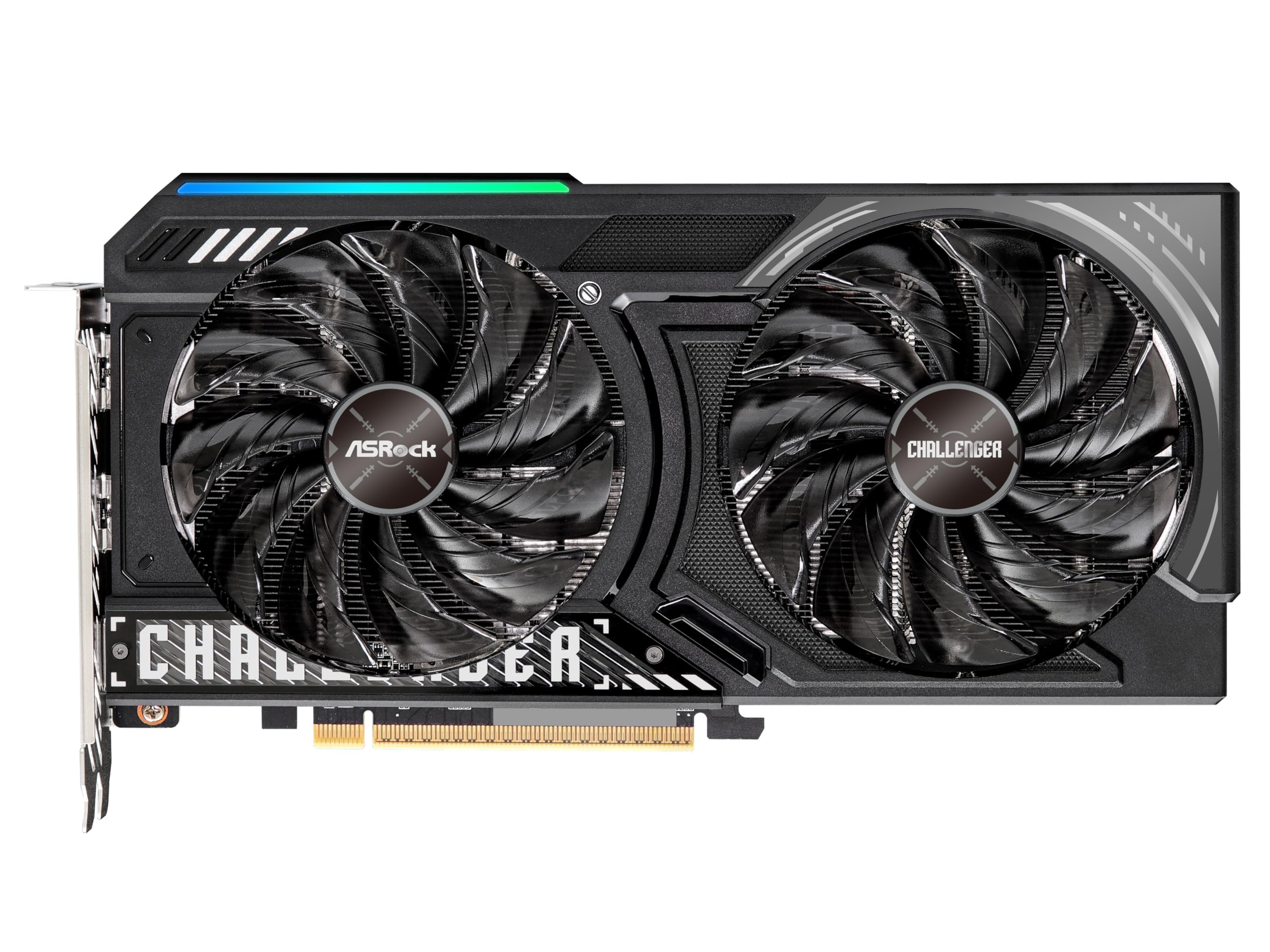 ASRock Radeon RX 9060 XT Challenger 16GB GDDR6 OC Graphics Card | 3300 MHz Boost | Dual Fan | 0dB Cooling | Metal Backplate | PCIe 5.0 | DisplayPort 2.1a, HDMI 2.1b