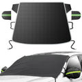 DMJN [2026 Upgraded] Car Windshield Cover for Ice and Snow, Windshield Snow Cover for Winter Snow & Frost, 700D Heavy-Duty, Suitable for Cars, SUVs, and Trucks-Medium