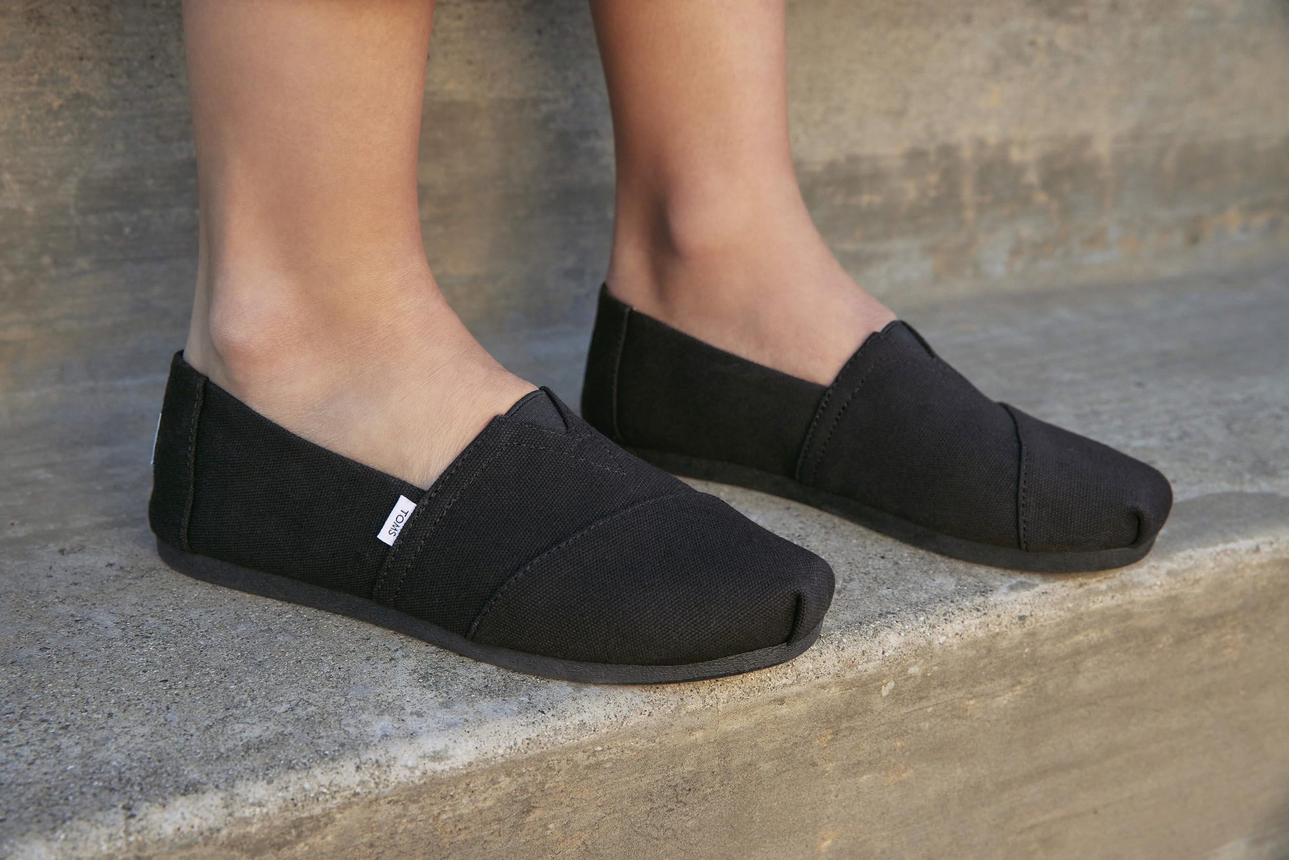 TOMS Womens Sperry Walpargata P Loafer Flat, Black/Black, 10 US