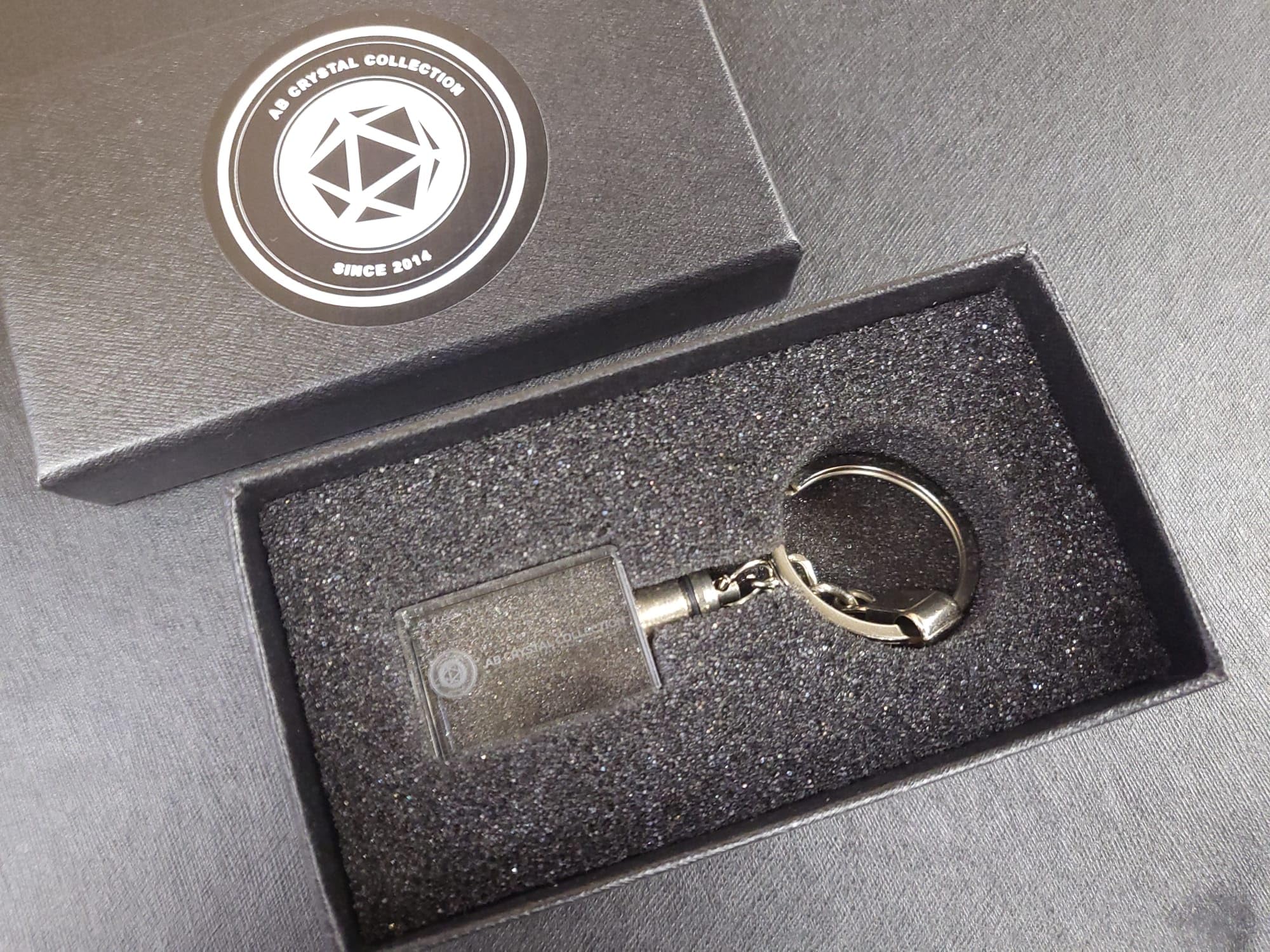 A&B Crystal Collection Personalized Keychain (Pack of 1)