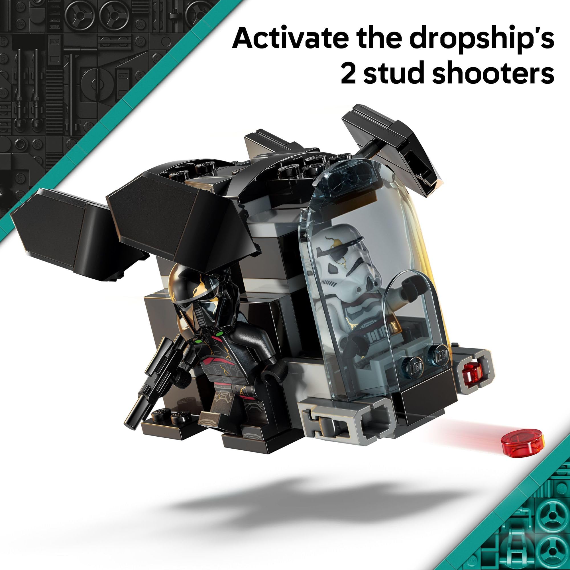 LEGO Star Wars Death Trooper & Night Trooper Battle Pack Kids Toy - Building Set for Pretend Play - Ahsoka Series Model Kit for Boys and Girls, Ages 6+ - Birthday Gift Idea for Movie Fans -75412