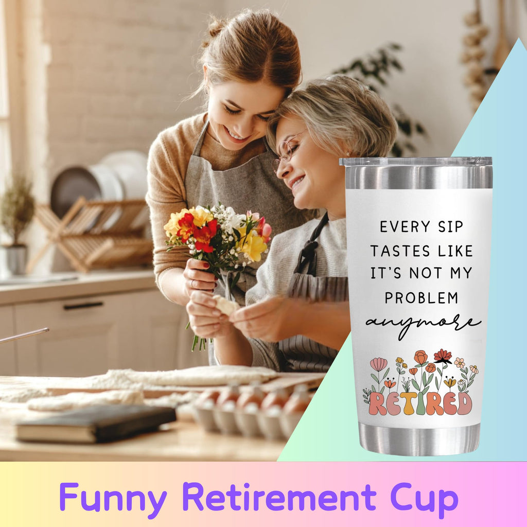 MJZAKEFR Retirement Gift for Woman Men 2026-20 Oz Tumbler-Coworker Leaving,Goodbye, Going Away, Farewell, Retired Gifts for Coworkers, Friends