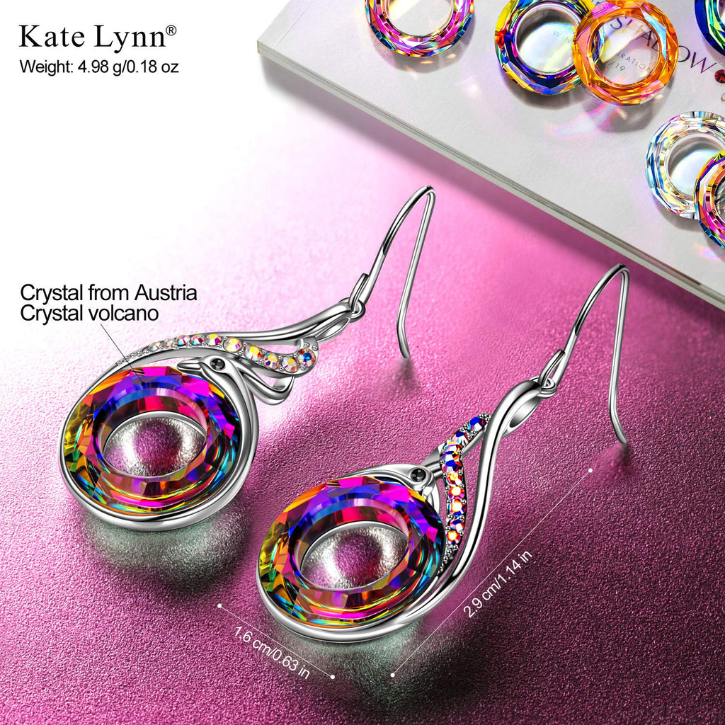 Kate Lynn "Rise From the Ashes" Phoenix Earrings & Necklace Set, Symbol of Luck and Renewal