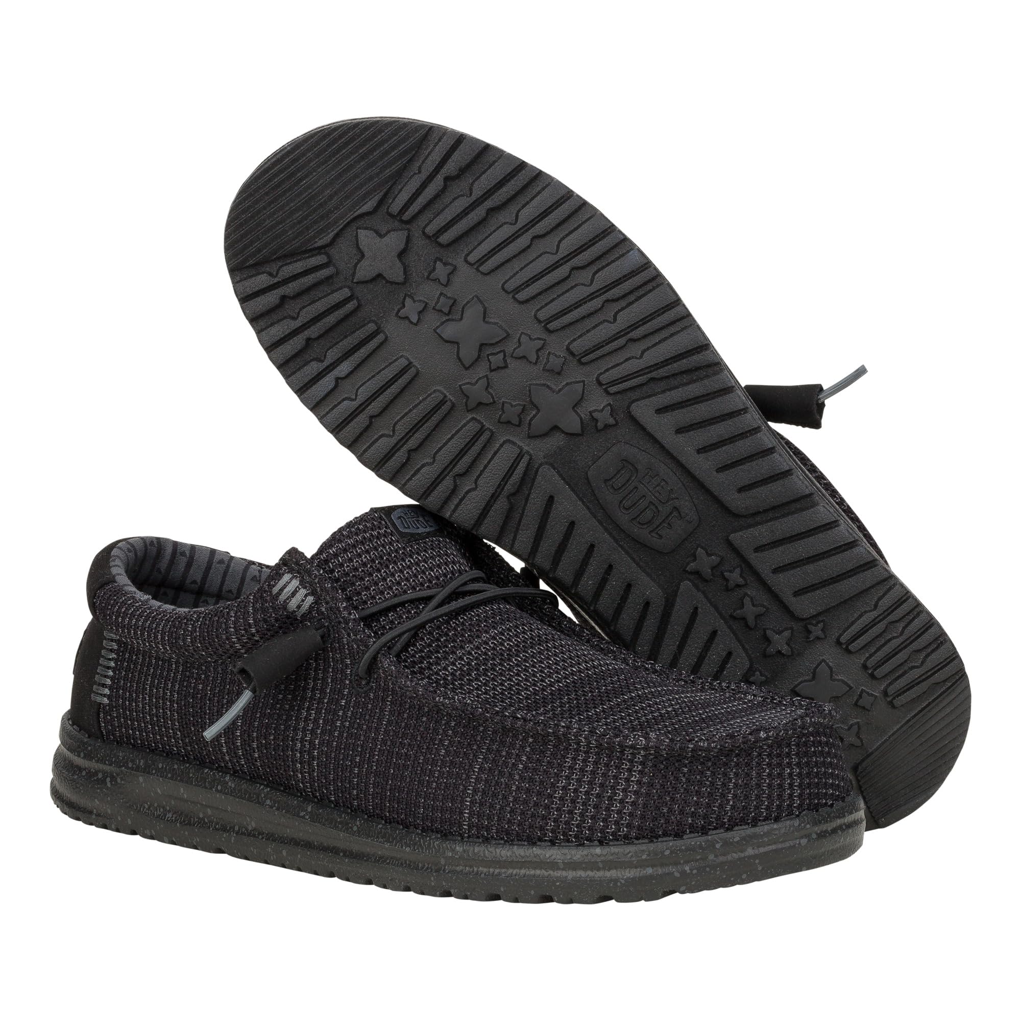 HEYDUDE Wally Stretch Sox Wide - Black