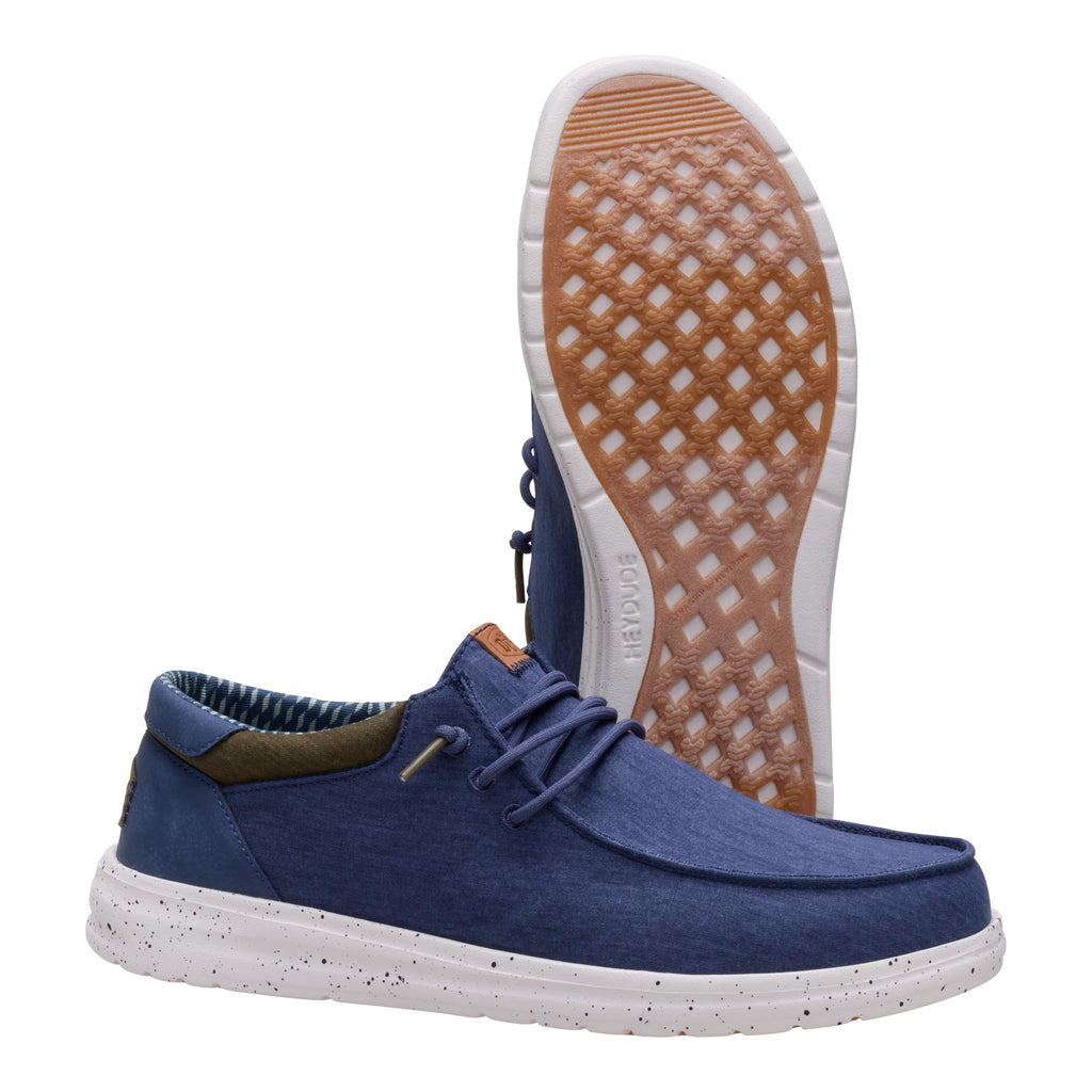 HEYDUDE Paul Washed - Vintage Blue/Multi