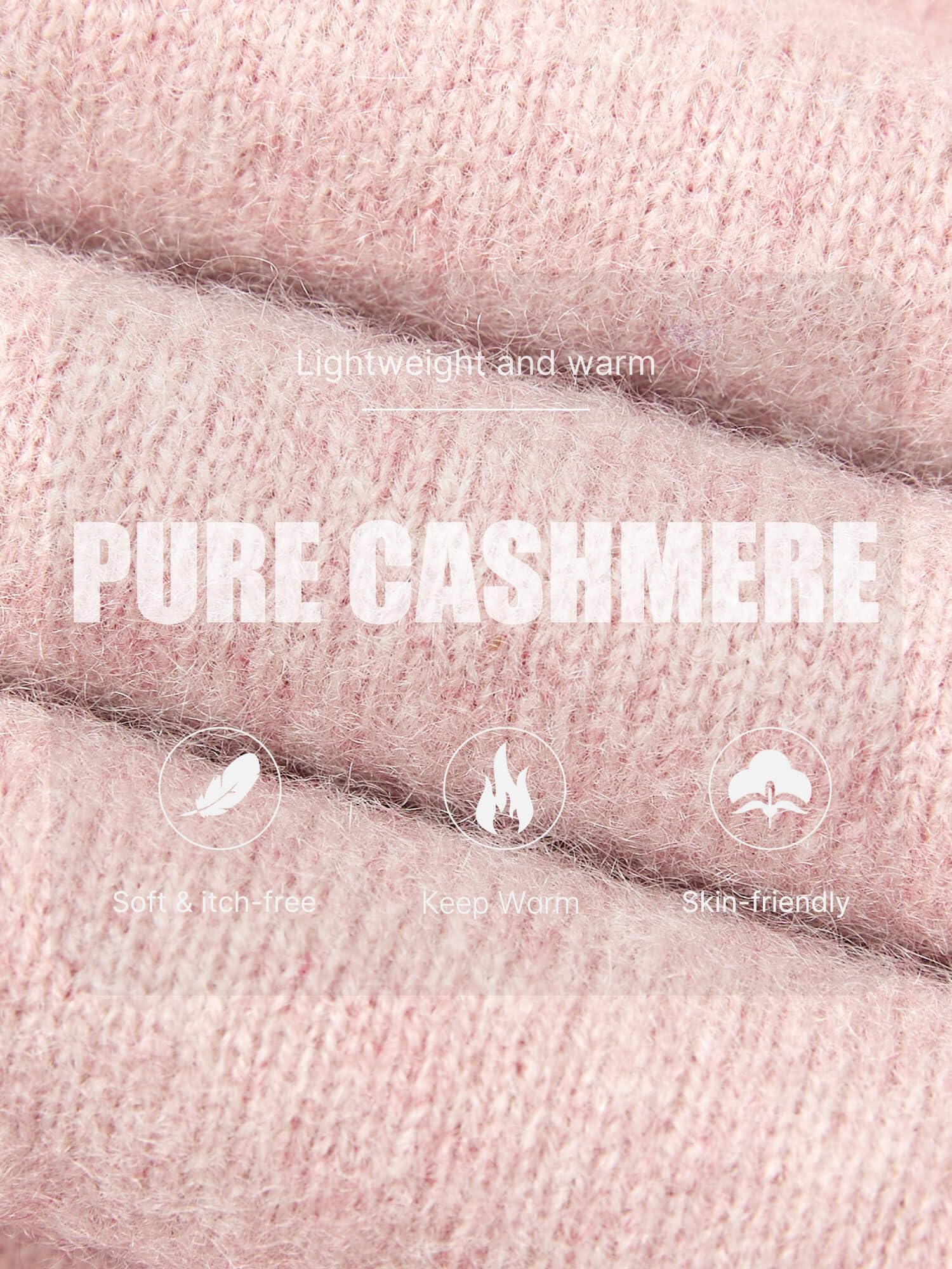 Chanyarn Women's 100% Pure Cashmere Cardigan Crew Neck Long Sleeve 2025 Fall Winter Warm Soft Knit Cardigan Sweater (Pink17176,M)