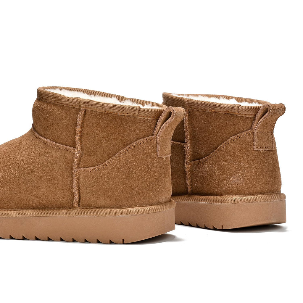 Project Cloud 100% Genuine Leather Ankle Boots for Women - Water Resistant with Memory Foam Insole Winter Boots for Women - Trending Shoes & Comfortable Women's Ankle Boots (Hippy, Chestnut, 8.5)