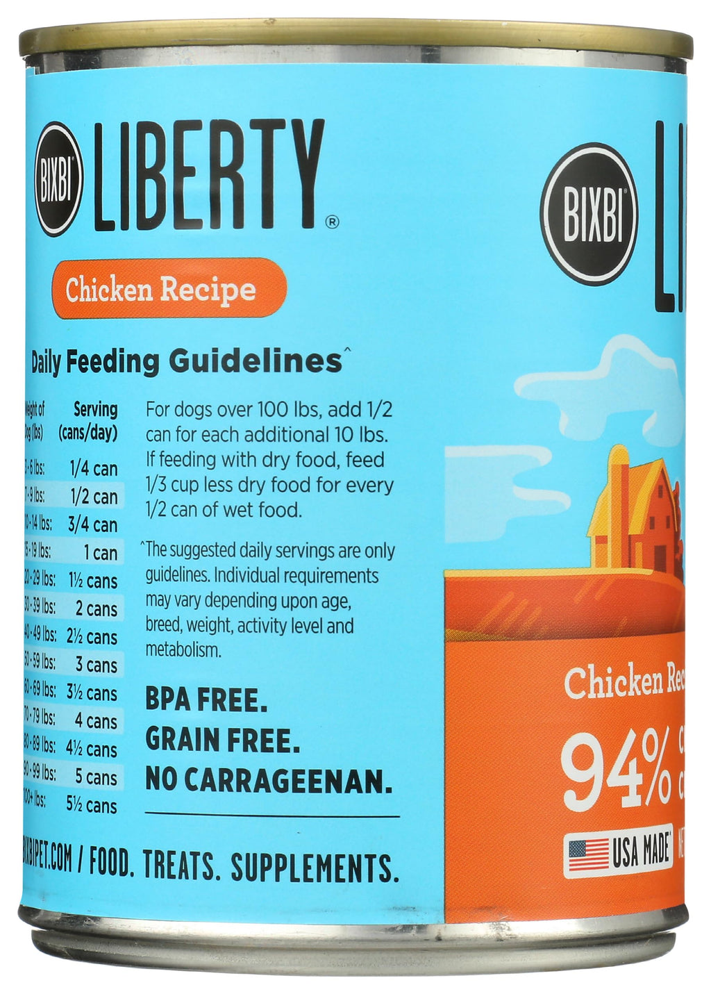 BUCKLEY PET Liberty Chicken Recipe Dog Food, 12.5 OZ