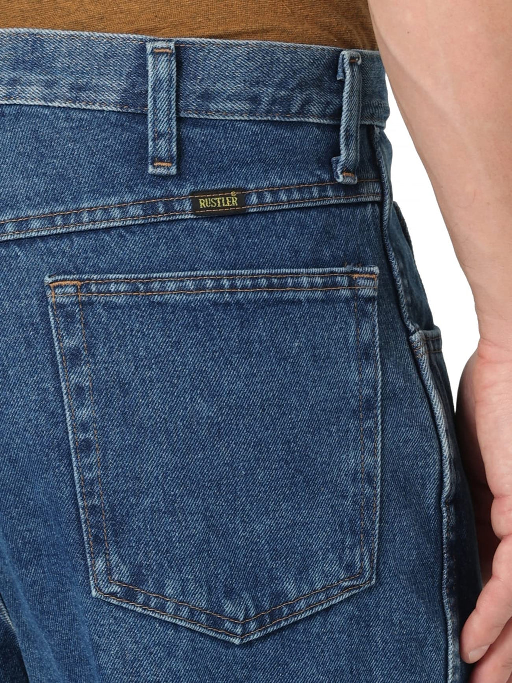 Classic Relaxed Fit, Dark Stonewash, 38W x 30L