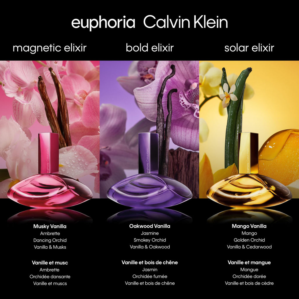 Calvin Klein Euphoria Solar Elixir Parfum Intense worn by Rosalia– Ambery Perfume for Women – With Mango, Golden Orchid, Vanilla & Cedarwood – Long-Lasting Fragrance