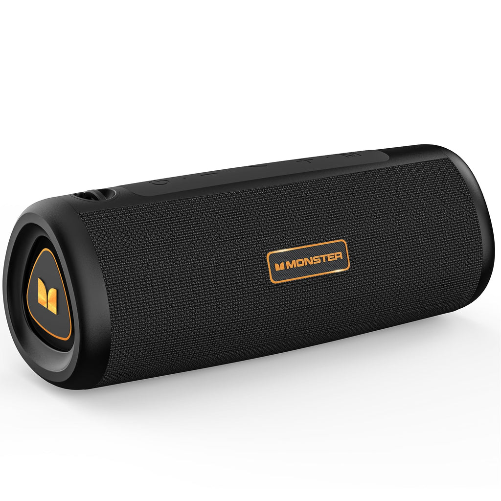 Monster S230 Bluetooth Speaker, Wireless Speaker with 30W Loud Stereo Sound, Wireless Stereo Pairing, 24H Playtime, Bluetooth 6.0 Supports TF Card, AUX for Outdoor