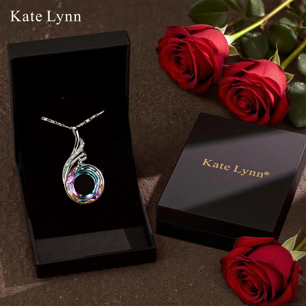 Kate Lynn Phoenix Necklaces Crystal Necklace for Women Jewelry for Wife Birthday Gifts for Women Christmas Mothers Day Gifts for Mom Wife Daughter Unique Gift for Girlfriend Best Friend Lady