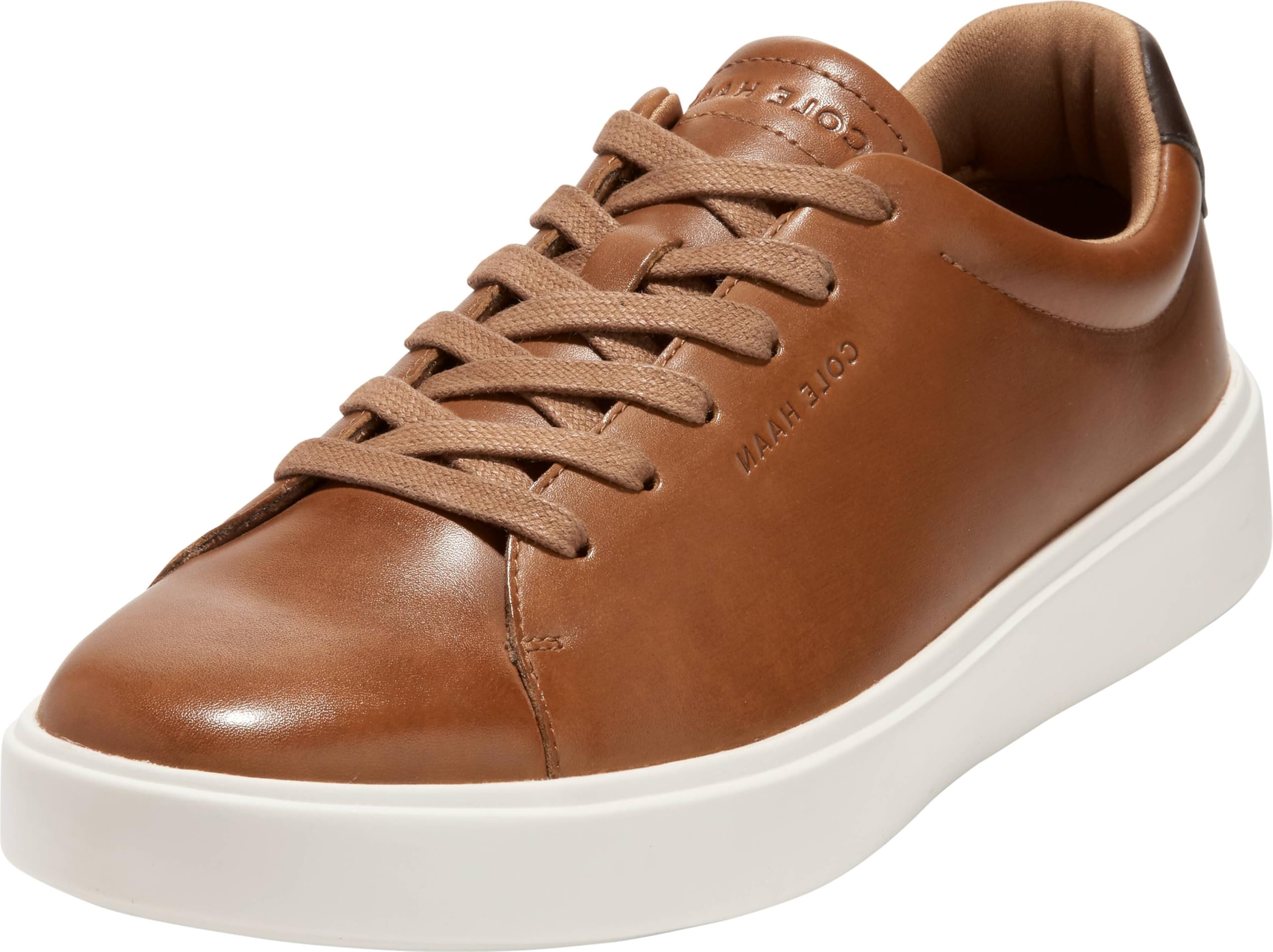 Cole Haan Mens Grand Crosscourt Traveler Sneaker, British Tan/Dark Chocolate/Egret, 9.5-M US