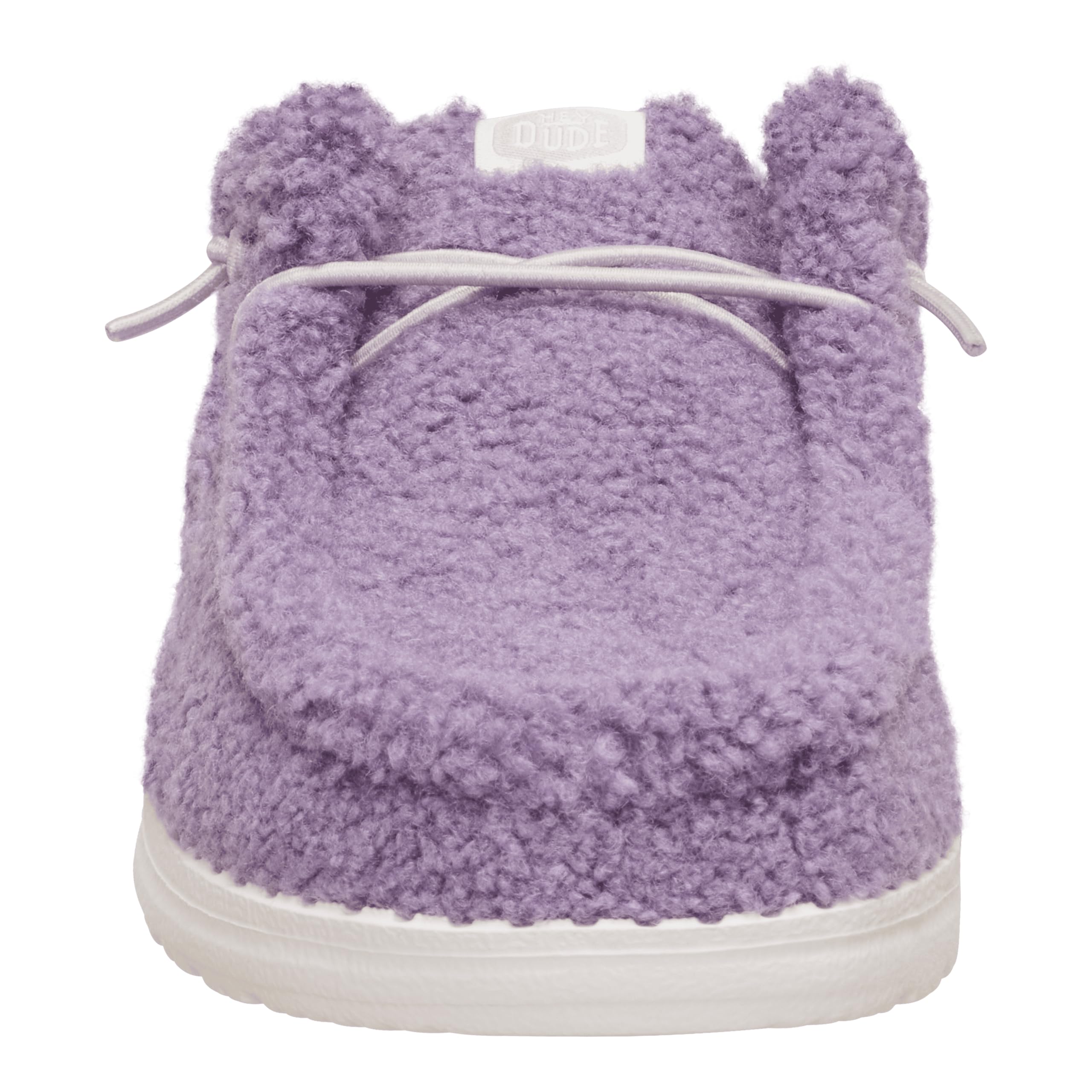HEYDUDE Wendy Slip Sherpa Purple Ash Size 8, Women’s Shoes, Slip-on Mules, Comfortable & Light-Weight