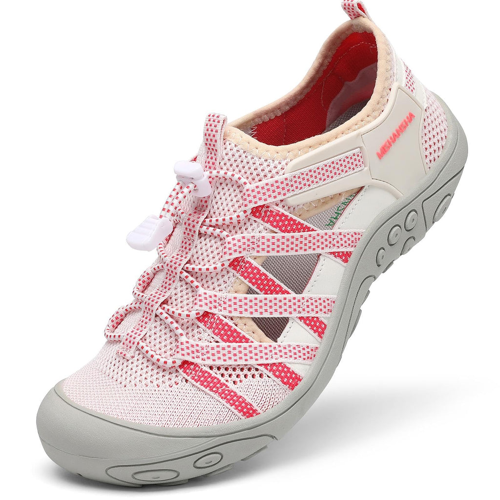 Mishansha Women’s Hiking Sandals Closed Toe, Lightweight Breathable Water Sandals, Non-Slip Outdoor Sport Sandal for Walking Trekking Beach Size 9 Pink
