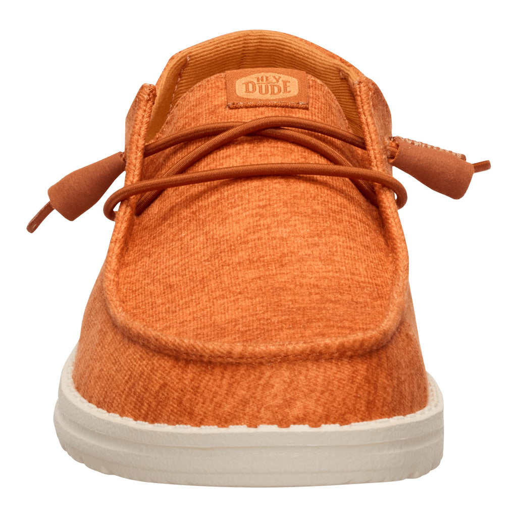HEYDUDE Wendy Fleece Casual Pumpkin Size 8, Women’s Shoes, Slip-on Loafers, Comfortable & Light-Weight