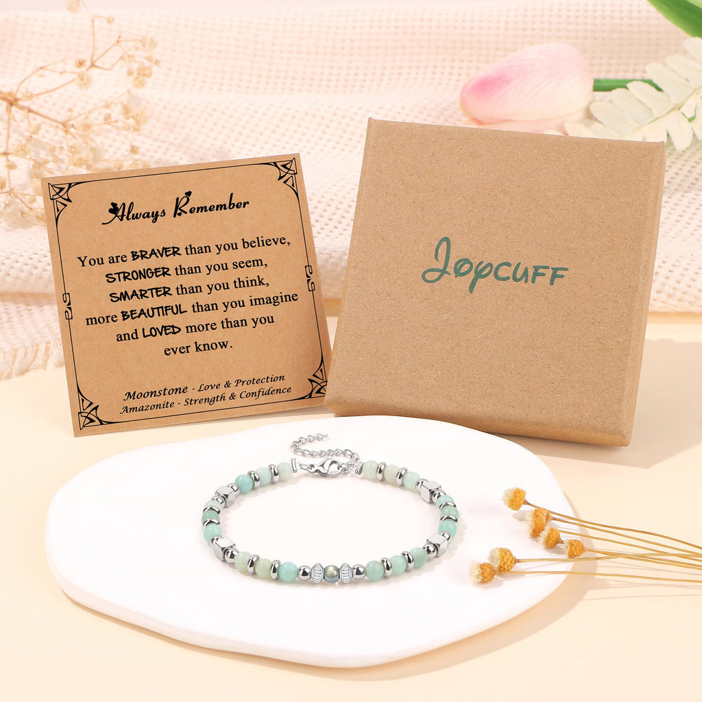 JoycuFF Valentines Day Birthday Gifts for Teens Daughter, Unique Gifts Trendy Stuff Jewelry Present for Women Her Teenage Bracelets for Women, Easter Christmas Stocking Stuffers for Teens