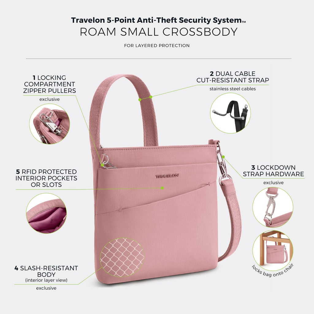 Travelon Anti-Theft Roam Small Crossbody